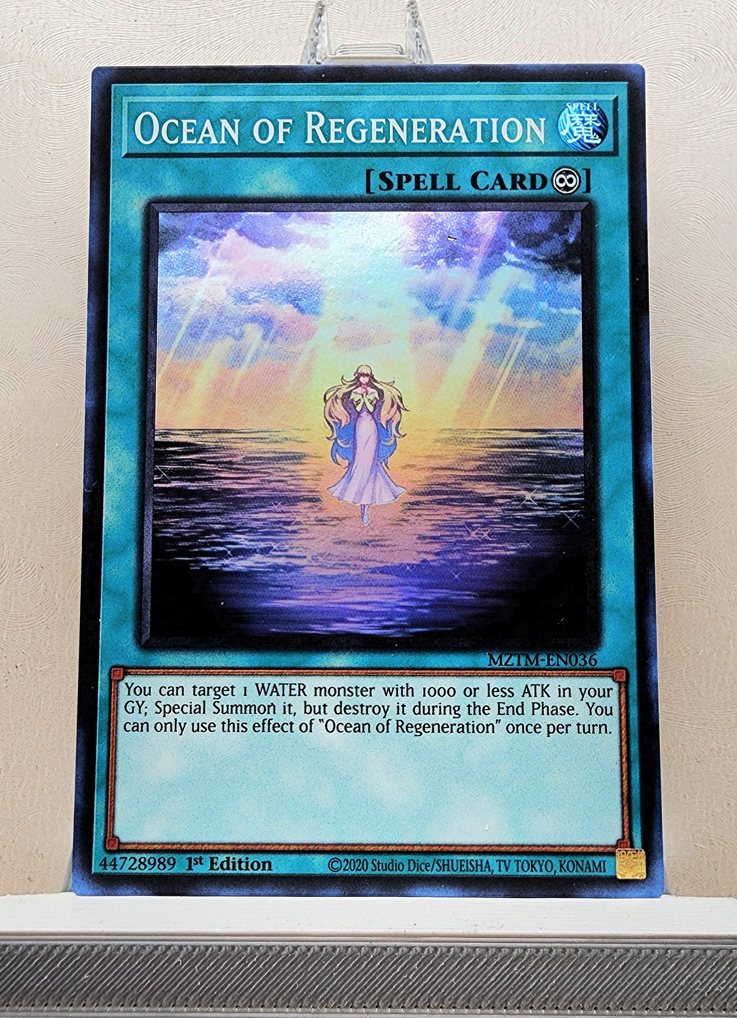 Yugioh! 1x Ocean of Regeneration (MZTM - Super Rare) 1st Edition