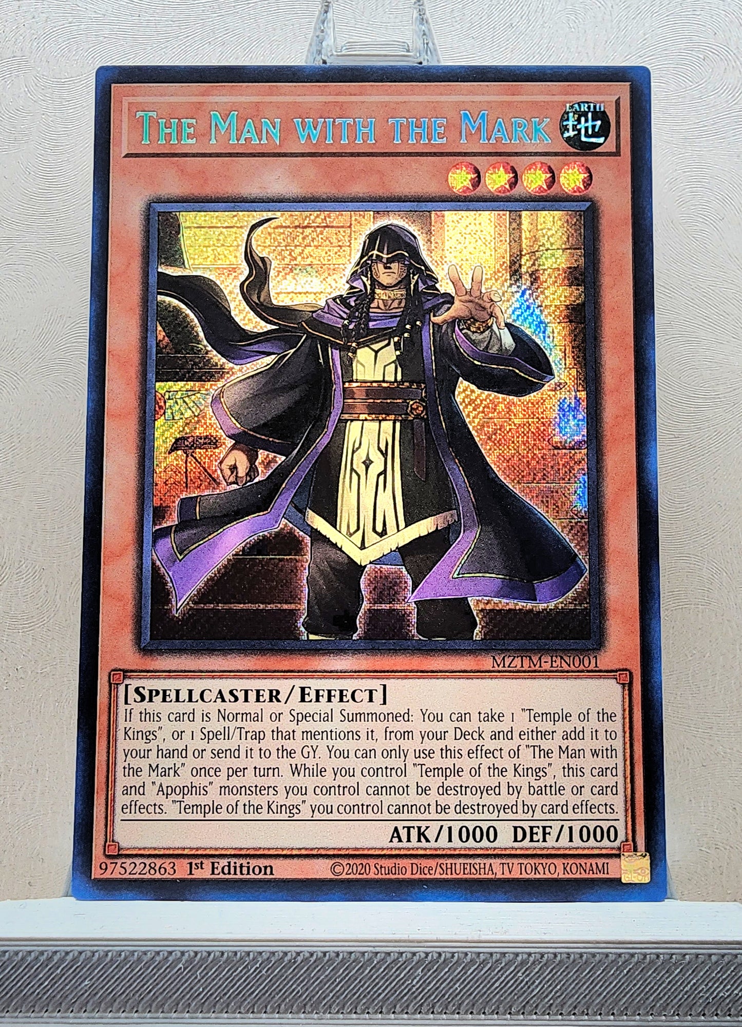 Yugioh! 1x The Man with the Mark (MZTM - Secret Rare) 1st Edition