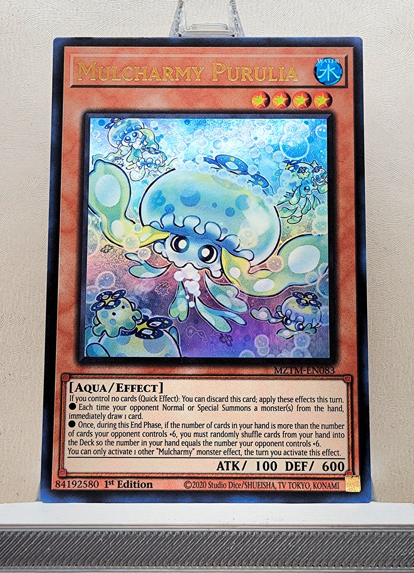 Yugioh! 1x Mulcharmy Purulia (MZTM - Ultra Rare) 1st Edition