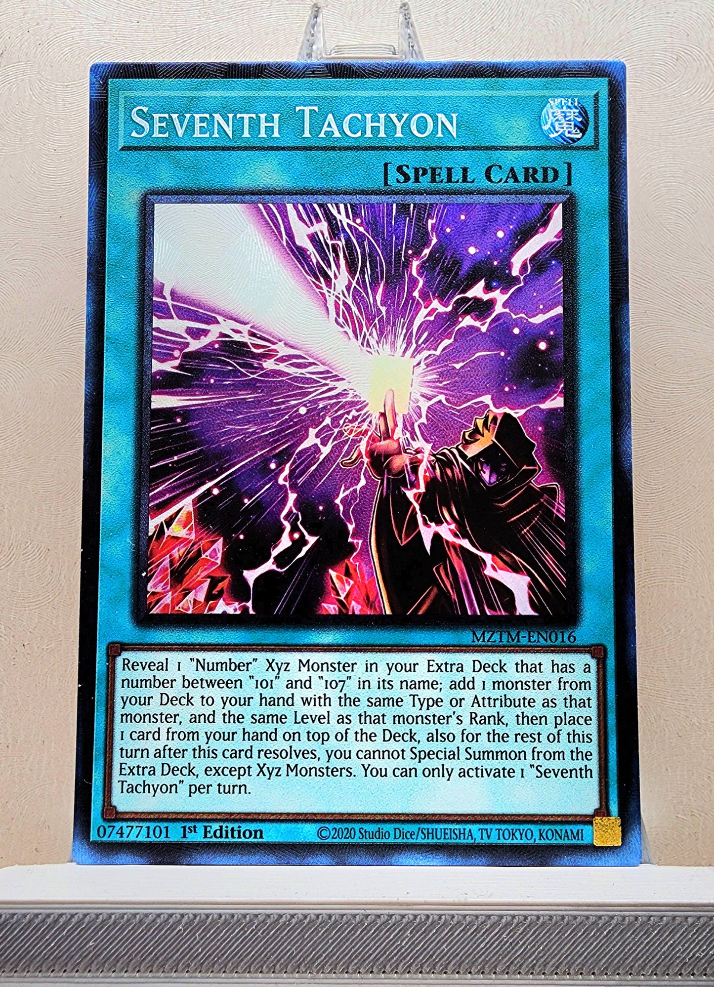Yugioh! 1x Seventh Tachyon (MZTM - Collectors Rare) 1st Edition