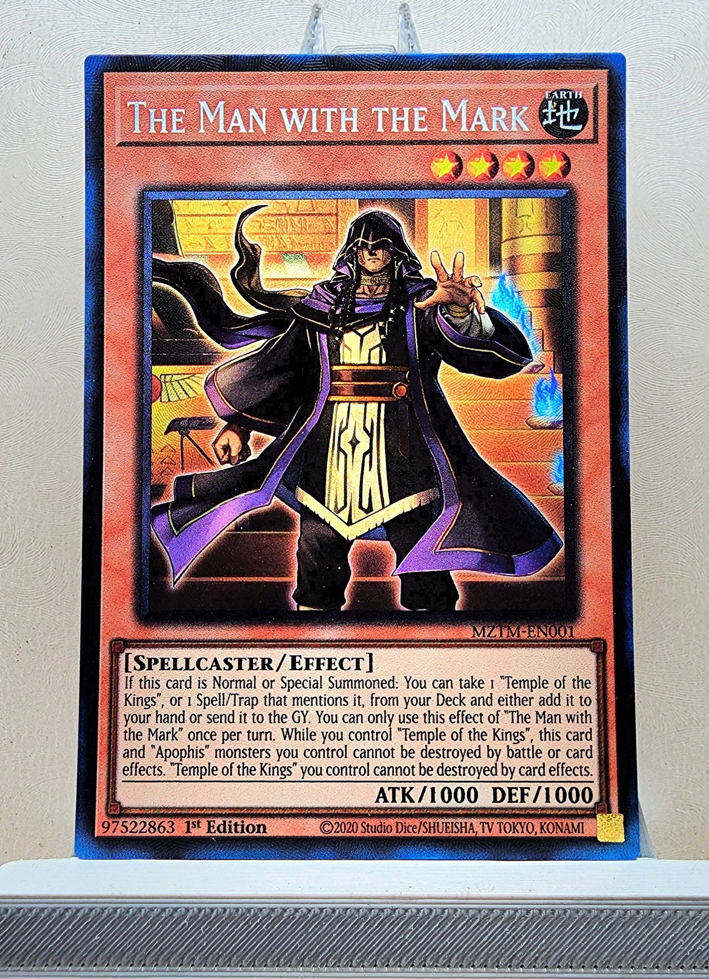 Yugioh! 1x The Man with the Mark (MZTM - Collectors Rare) 1st Edition