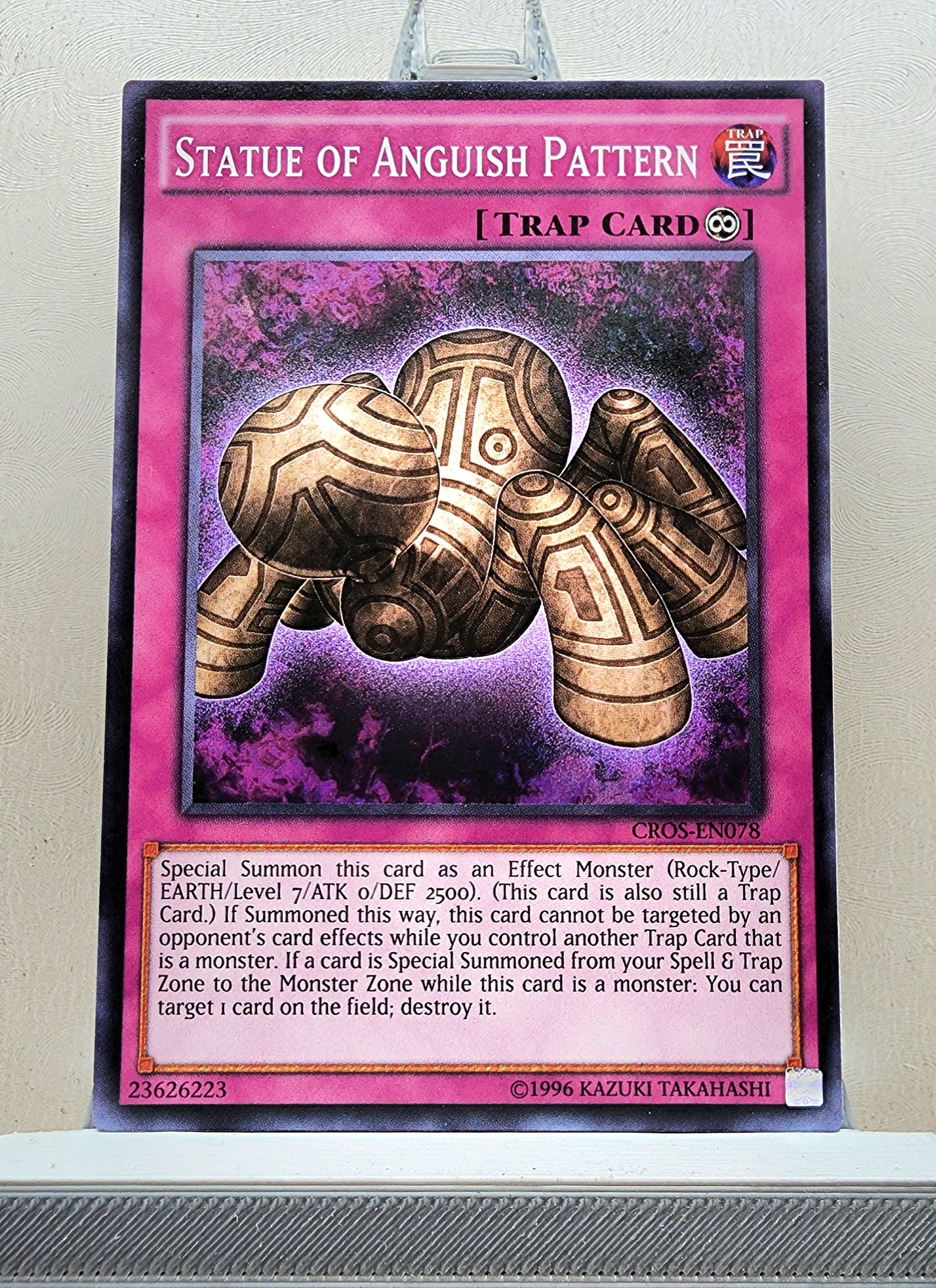 Yugioh! 1x Statue of Anguish Pattern (CROS - Common) Unli Edition