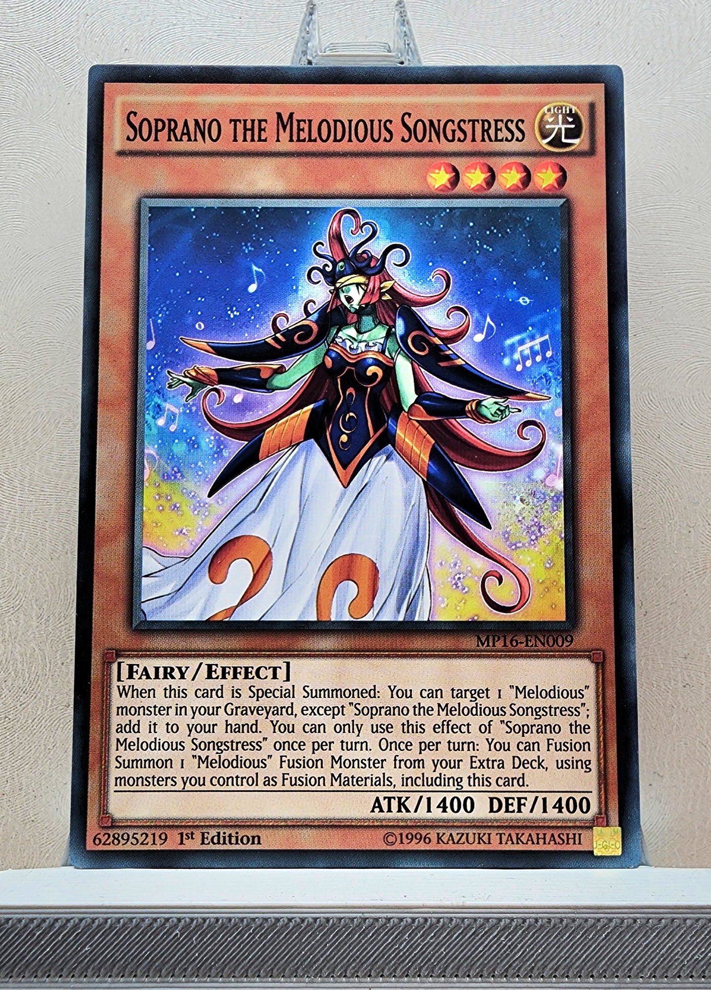 Yugioh! 1x Soprano the Melodious Songstress (CROS - Common) 1st/Unli Edition