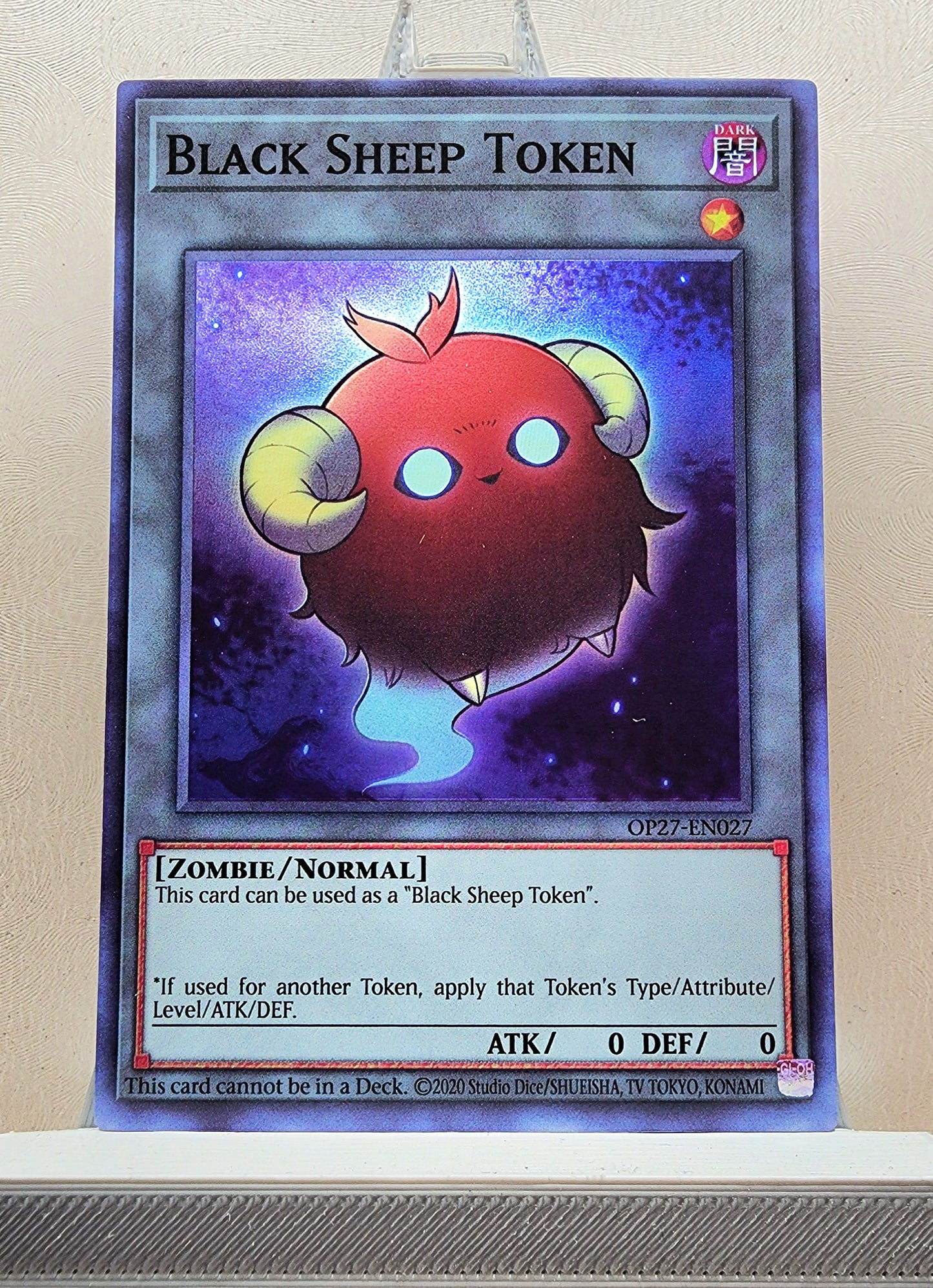 Yugioh! 1x Black Sheep Token (OP27 - Super Rare) Unli Edition
