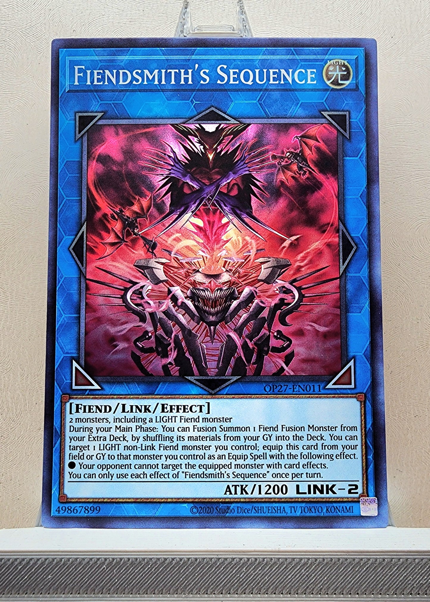 Yugioh! 1x Fiendsmith's Sequence (OP27 - Super Rare) Unli Edition