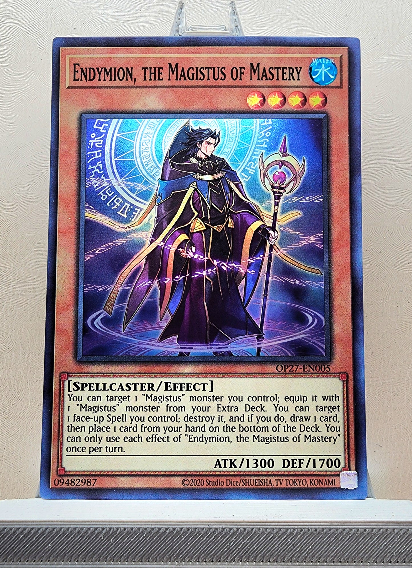 Yugioh! 1x Endymion, the Magistus of Mastery (OP27 - Super Rare) Unli Edition