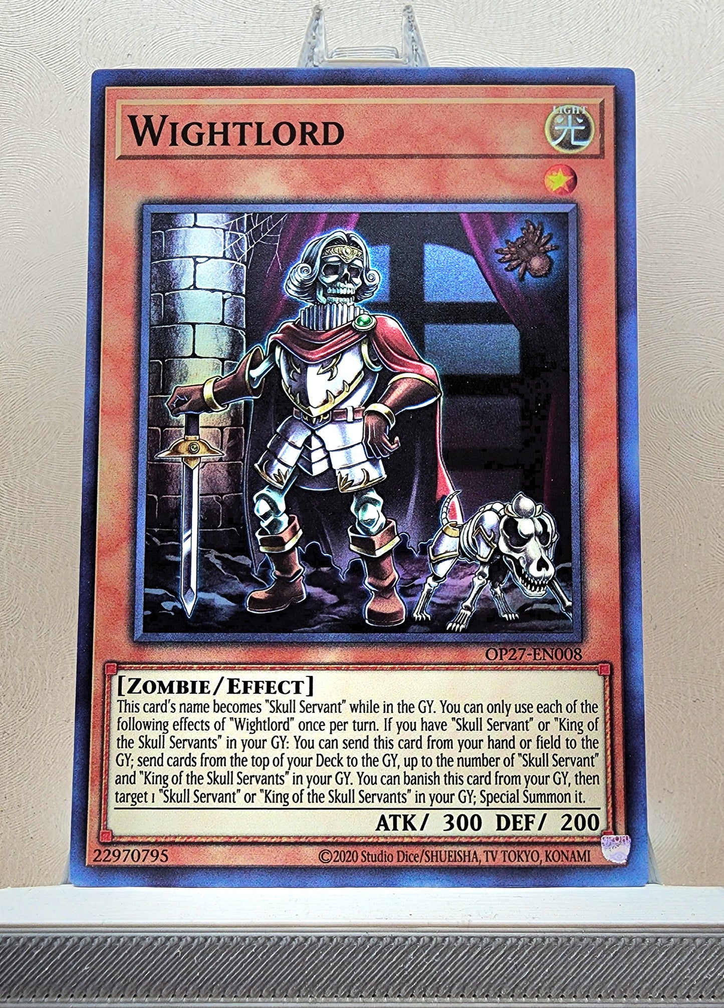 Yugioh! 1x Wightlord (OP27 - Super Rare) Unli Edition