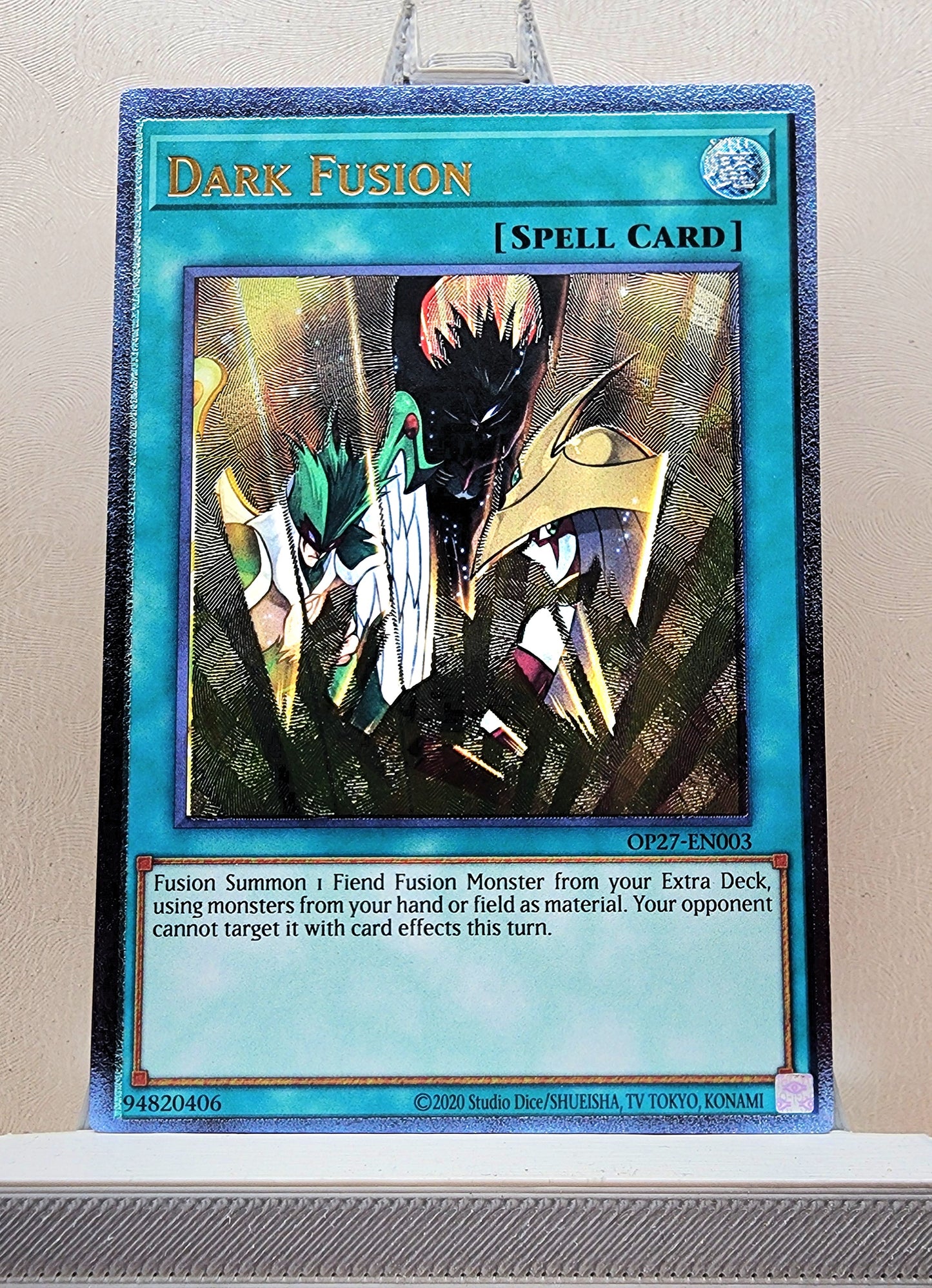Yugioh! 1x Dark Fusion (OP27 - Ultimate Rare) Unli Edition
