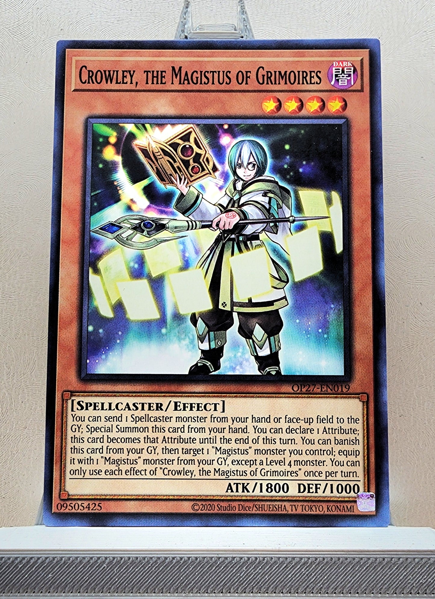 Yugioh! 1x Crowley, the Magistus of Grimoires (OP27 - Common) Unli Edition