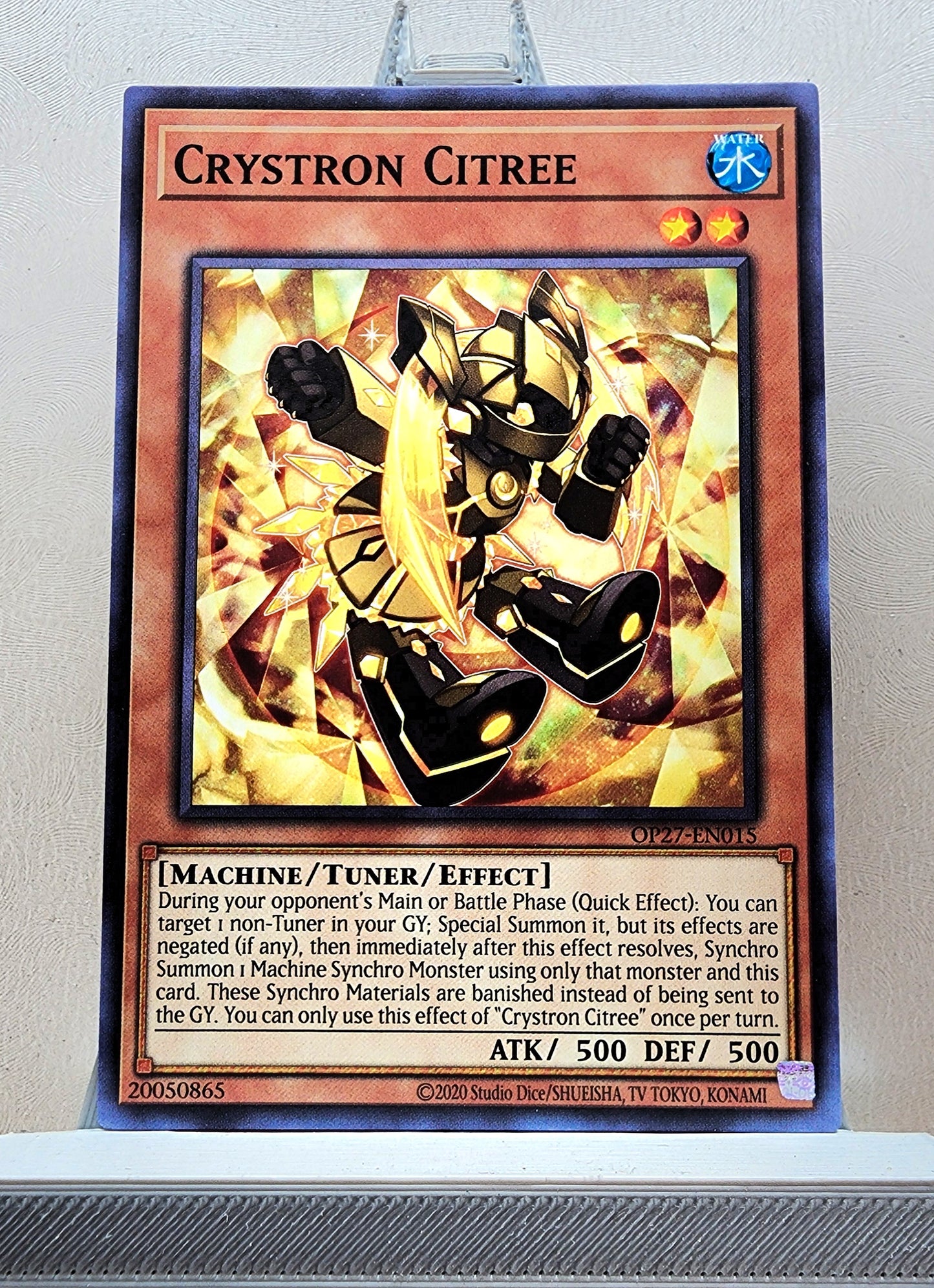 Yugioh! 1x Crystron Citree (OP27 - Common) Unli Edition