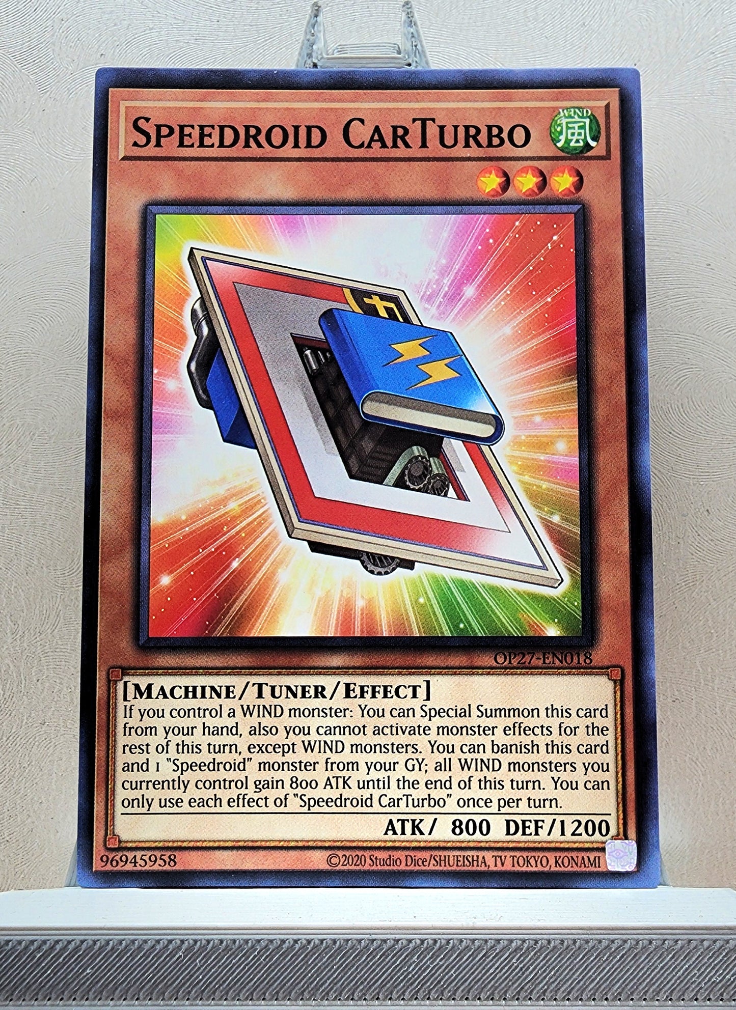 Yugioh! 1x Speedroid CarTurbo (OP27 - Common) Unli Edition