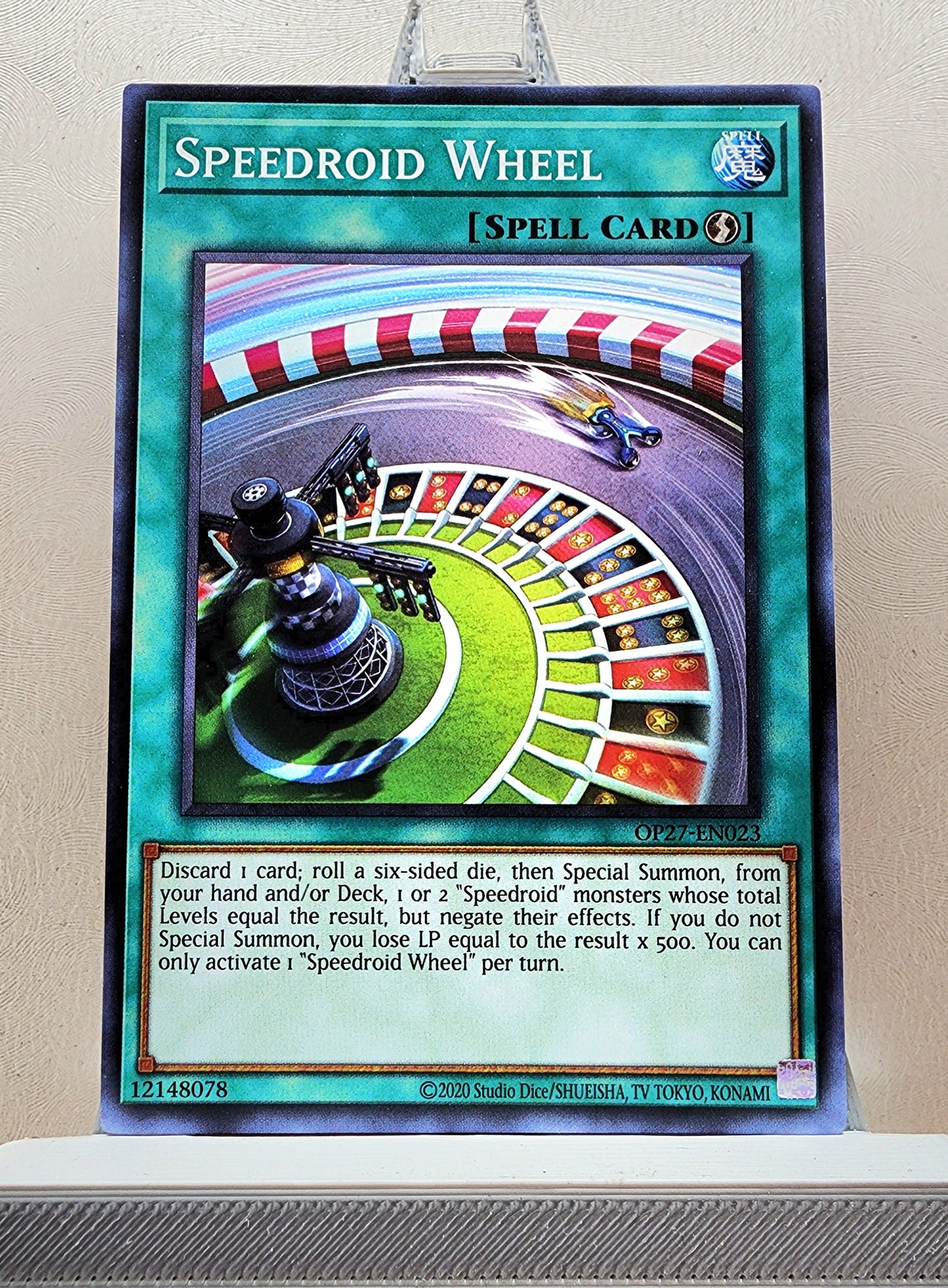 Yugioh! 1x Speedroid Wheel (OP27 - Common) Unli Edition