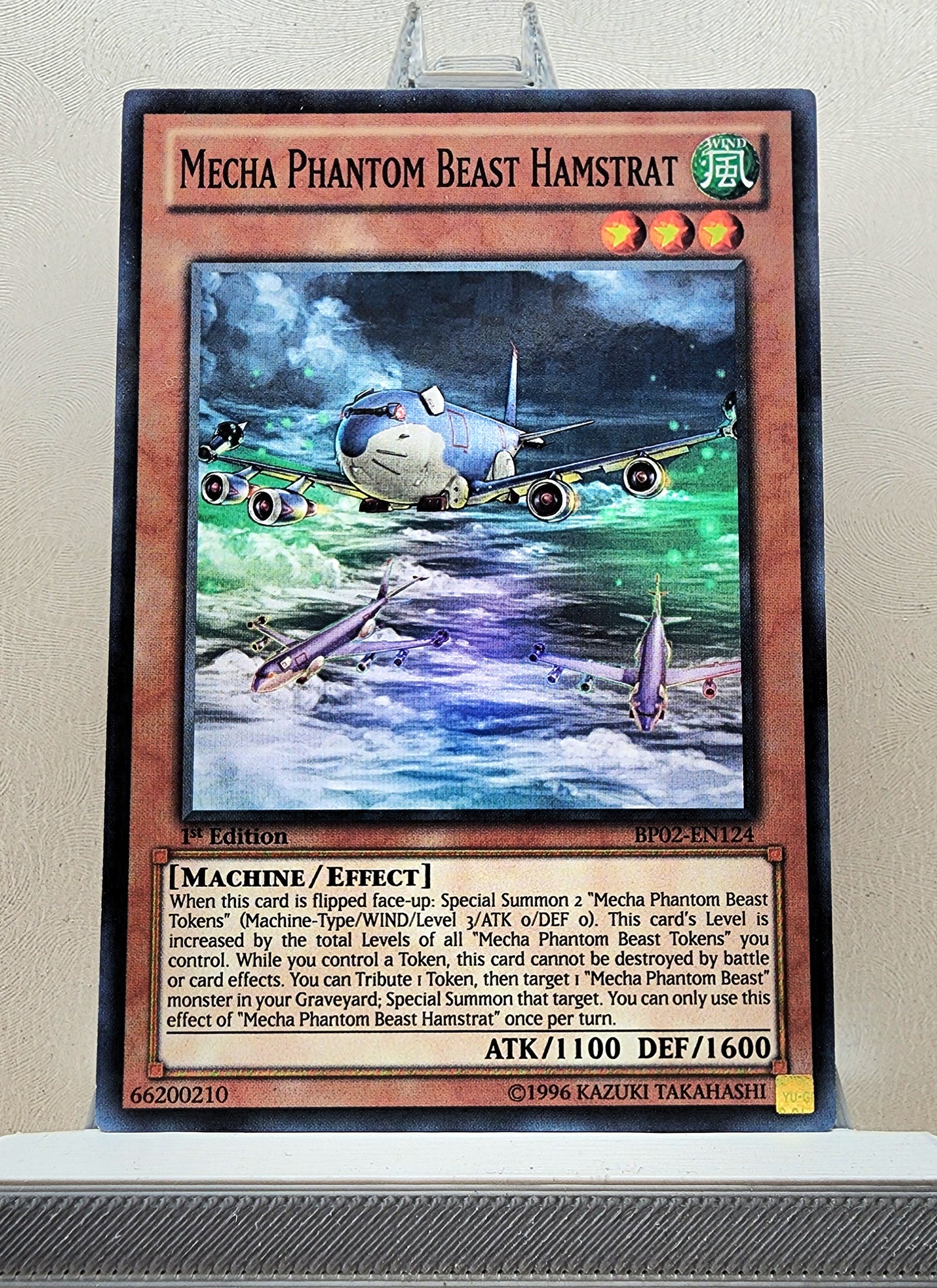 Yugioh! 1x Mecha Phantom Beast Hamstrat (BP02 - Mosaic Rare) 1st Edition