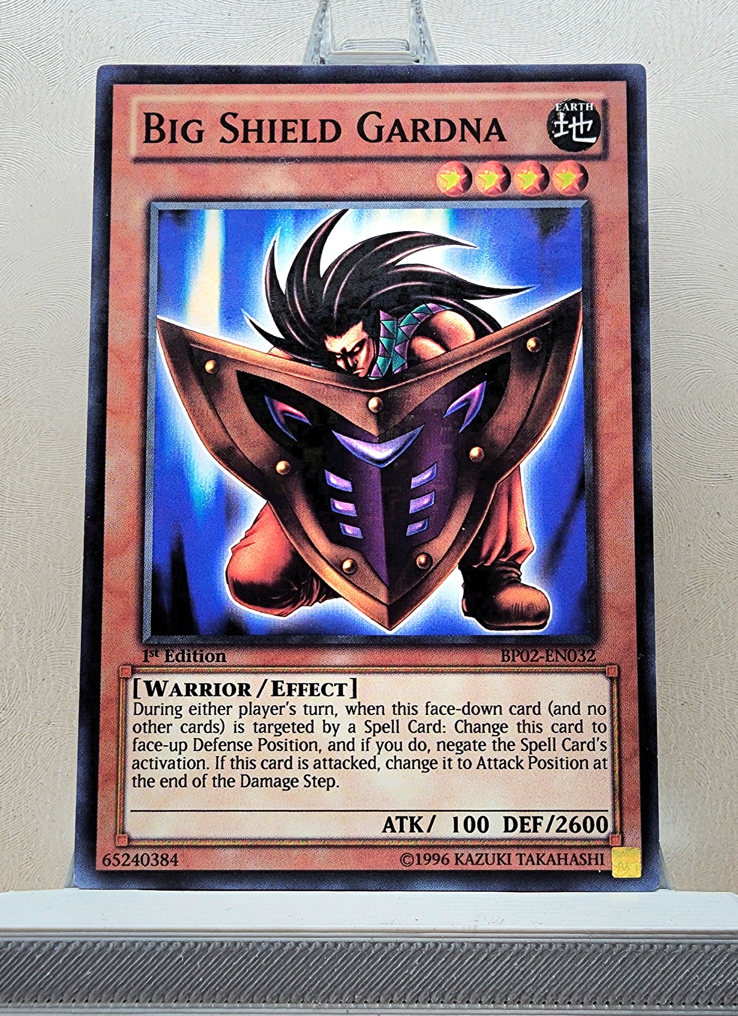 Yugioh! 1x Big Shield Gardna (BP02 - Mosaic Rare) 1st Edition