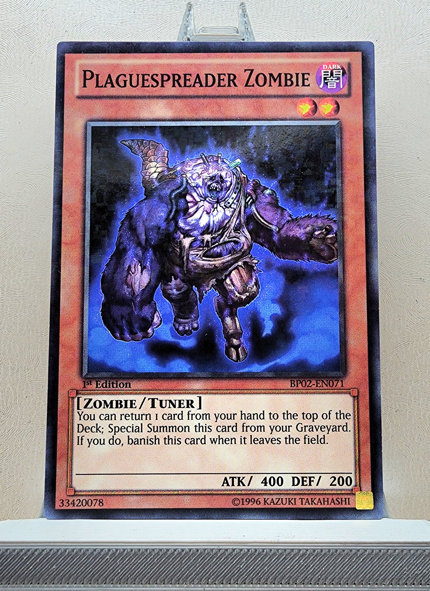 Yugioh! 1x Plaguespreader Zombie (BP02 - Mosaic Rare) 1st Edition