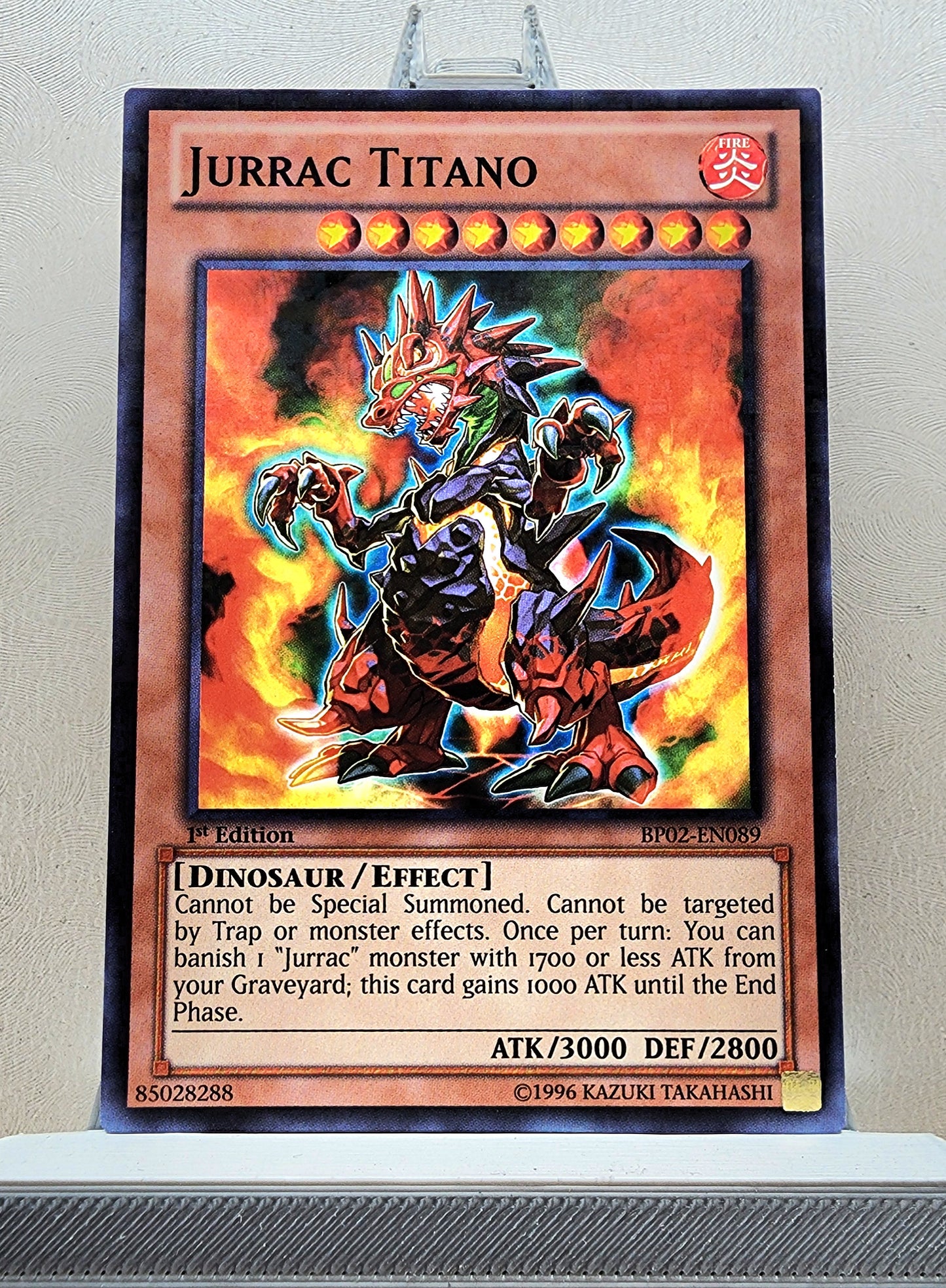 Yugioh! 1x Jurrac Titano (BP02 - Mosaic Rare) 1st Edition