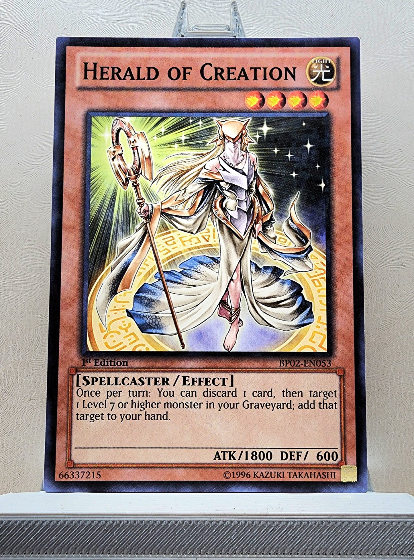 Yugioh! 1x Herald of Creation (BP02 - Mosaic Rare) 1st Edition