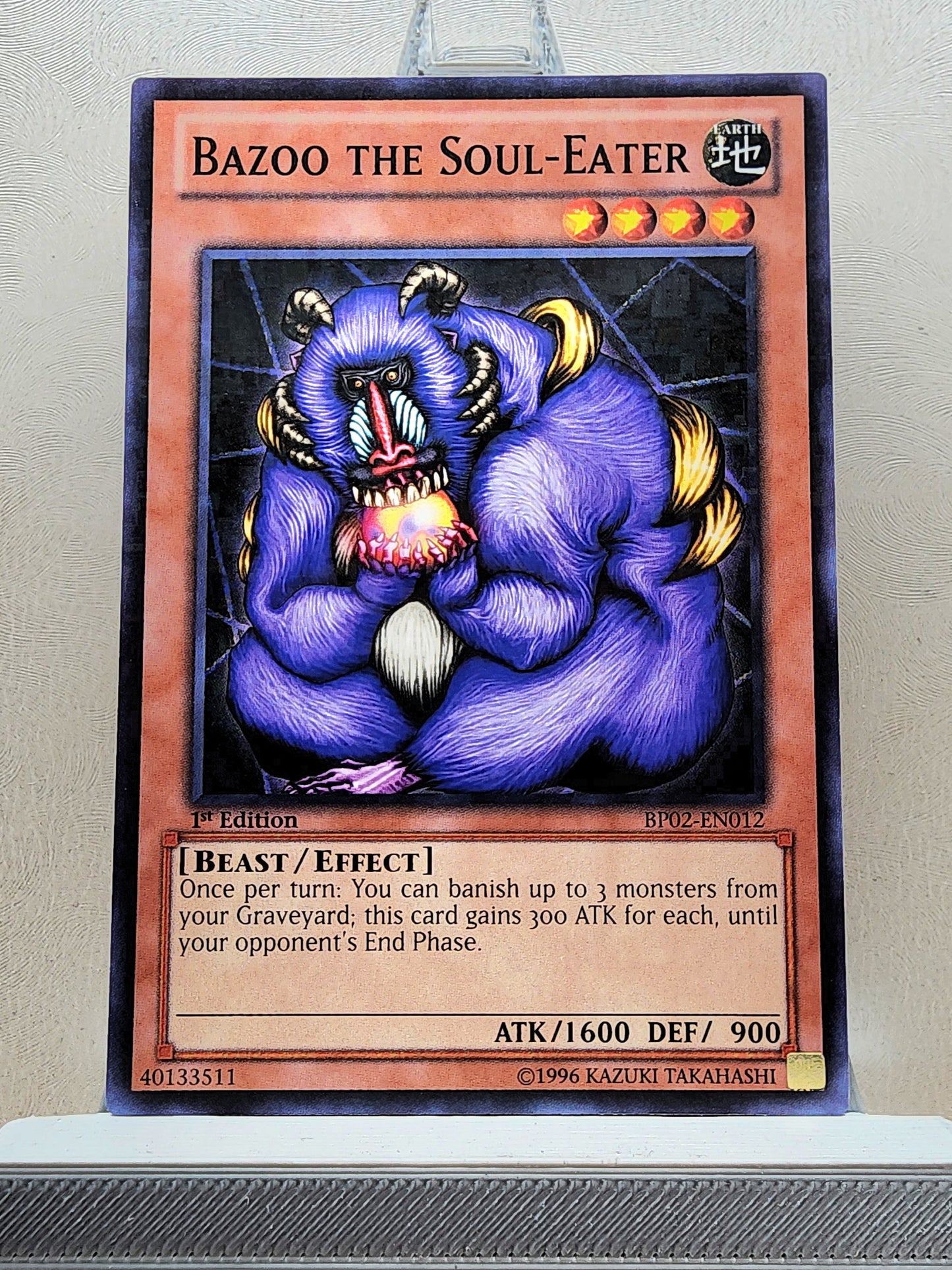 Yugioh! 1x Bazoo the Soul-Eater (BP02 - Mosaic Rare) 1st Edition