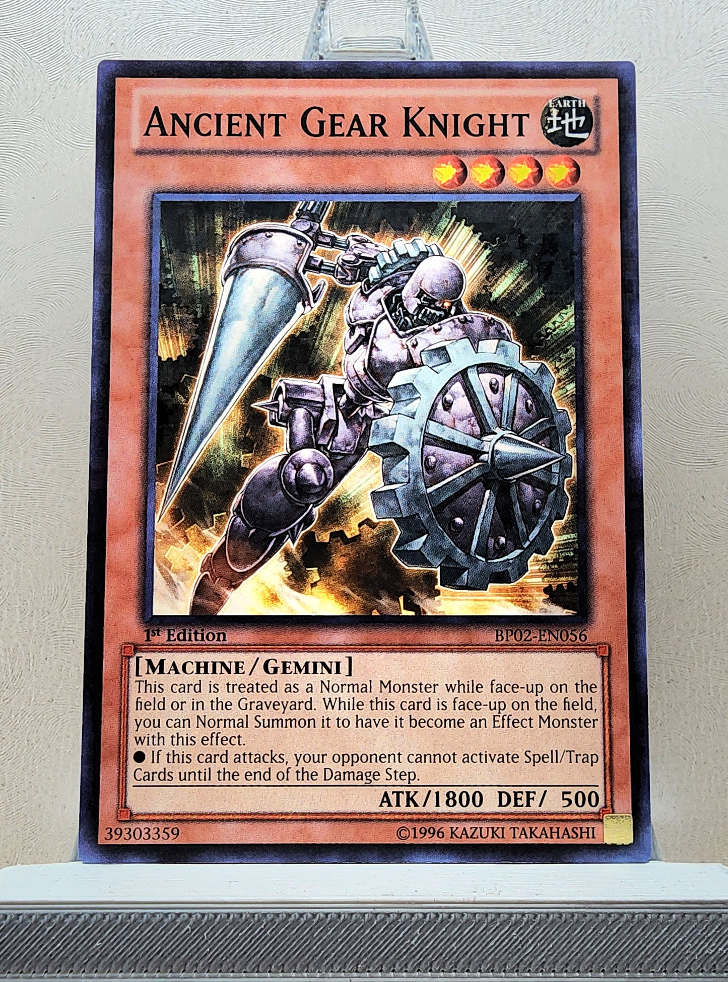 Yugioh! 1x Ancient Gear Knight (BP02 - Mosaic Rare) 1st Edition