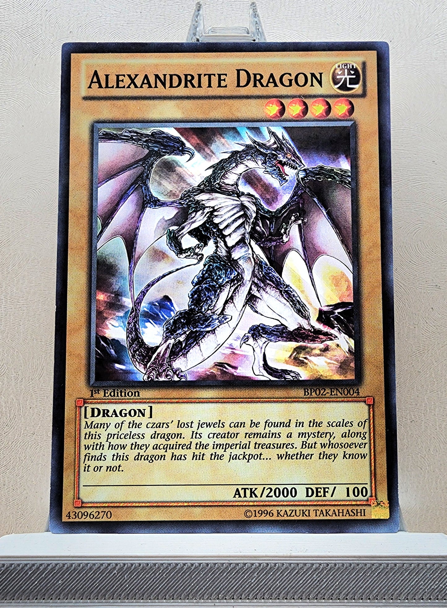 Yugioh! 1x Alexandrite Dragon (BP02 - Mosaic Rare) 1st Edition