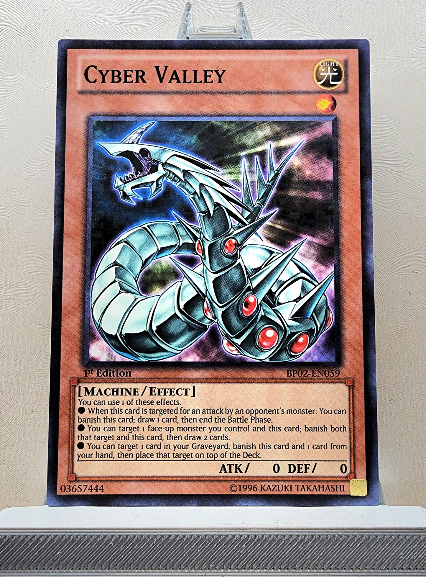 Yugioh! 1x Cyber Valley (BP02 - Mosaic Rare) 1st Edition