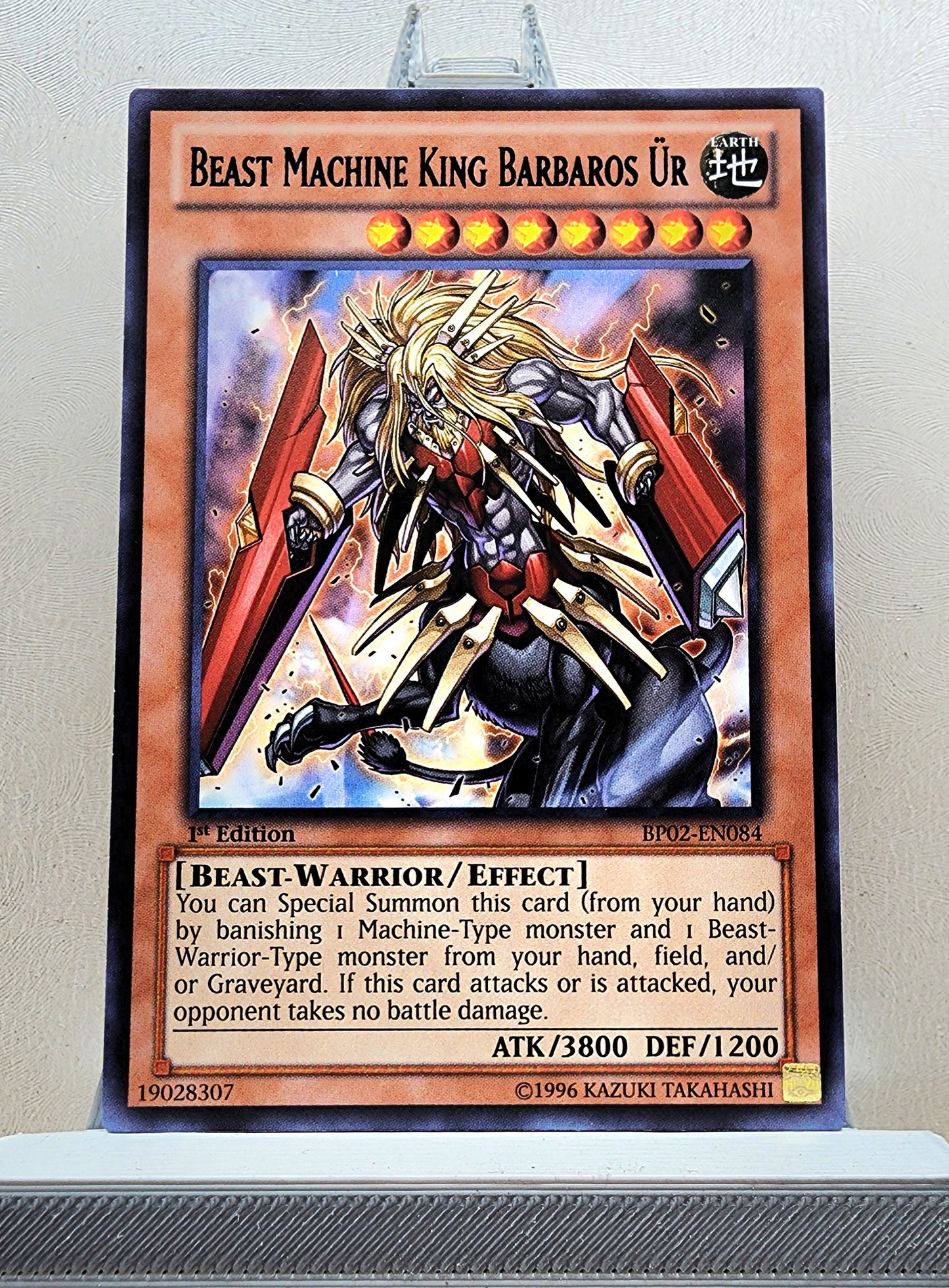 Yugioh! 1x Beast Machine King Barbaros Ur (BP02 - Rare) 1st Edition
