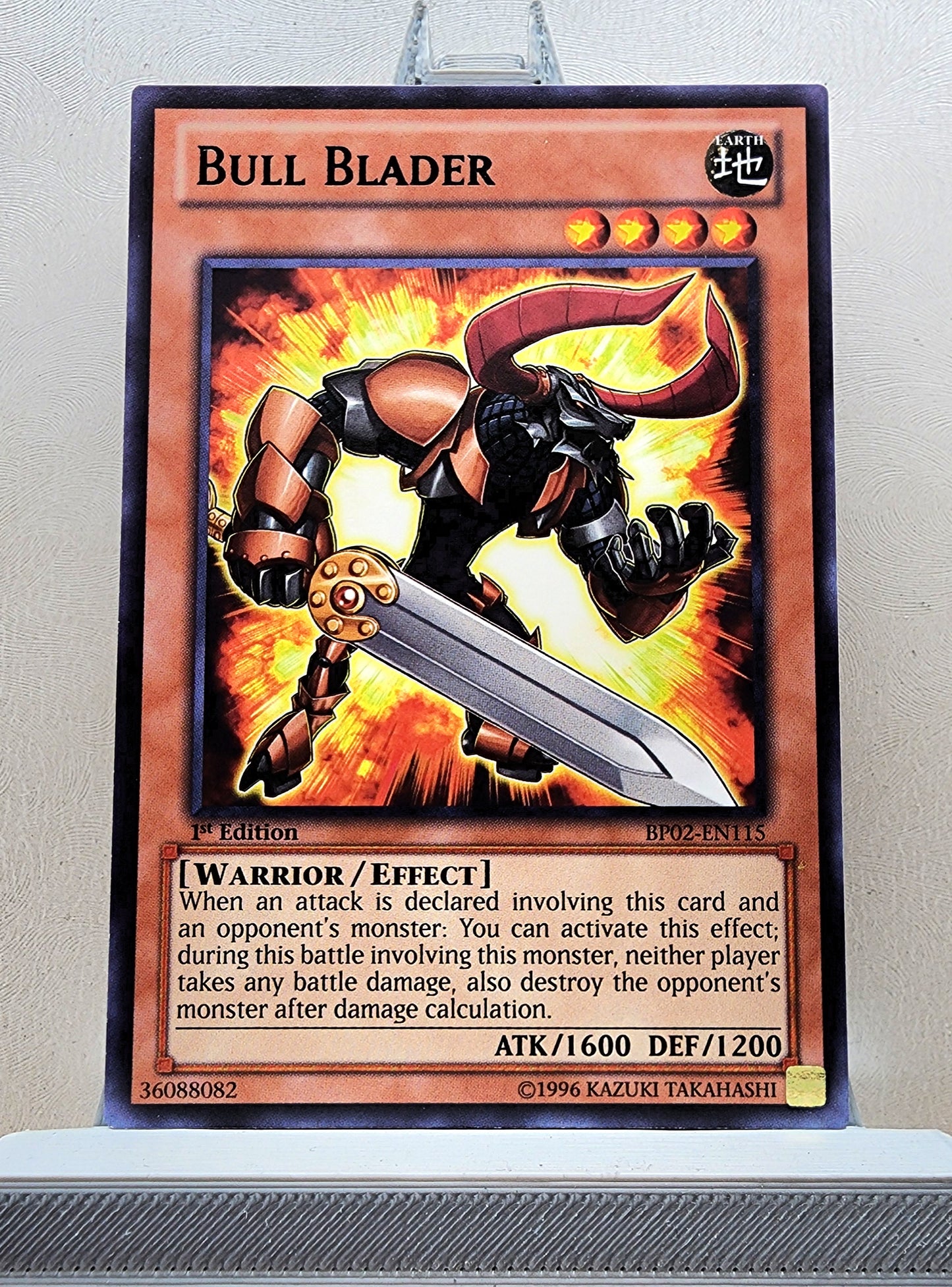 Yugioh! 1x Bull Blader (BP02 - Rare) 1st Edition