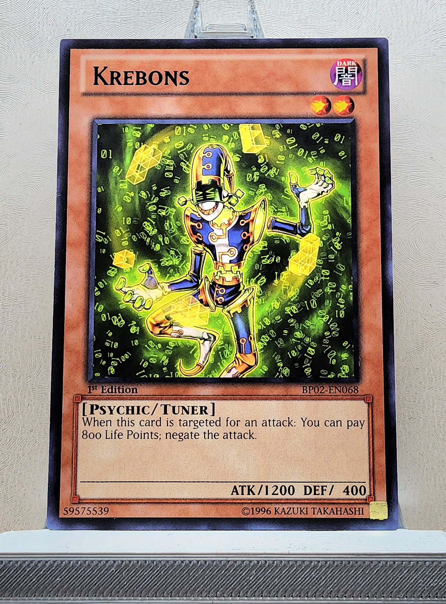 Yugioh! 1x Krebons (BP02 - Rare) 1st Edition