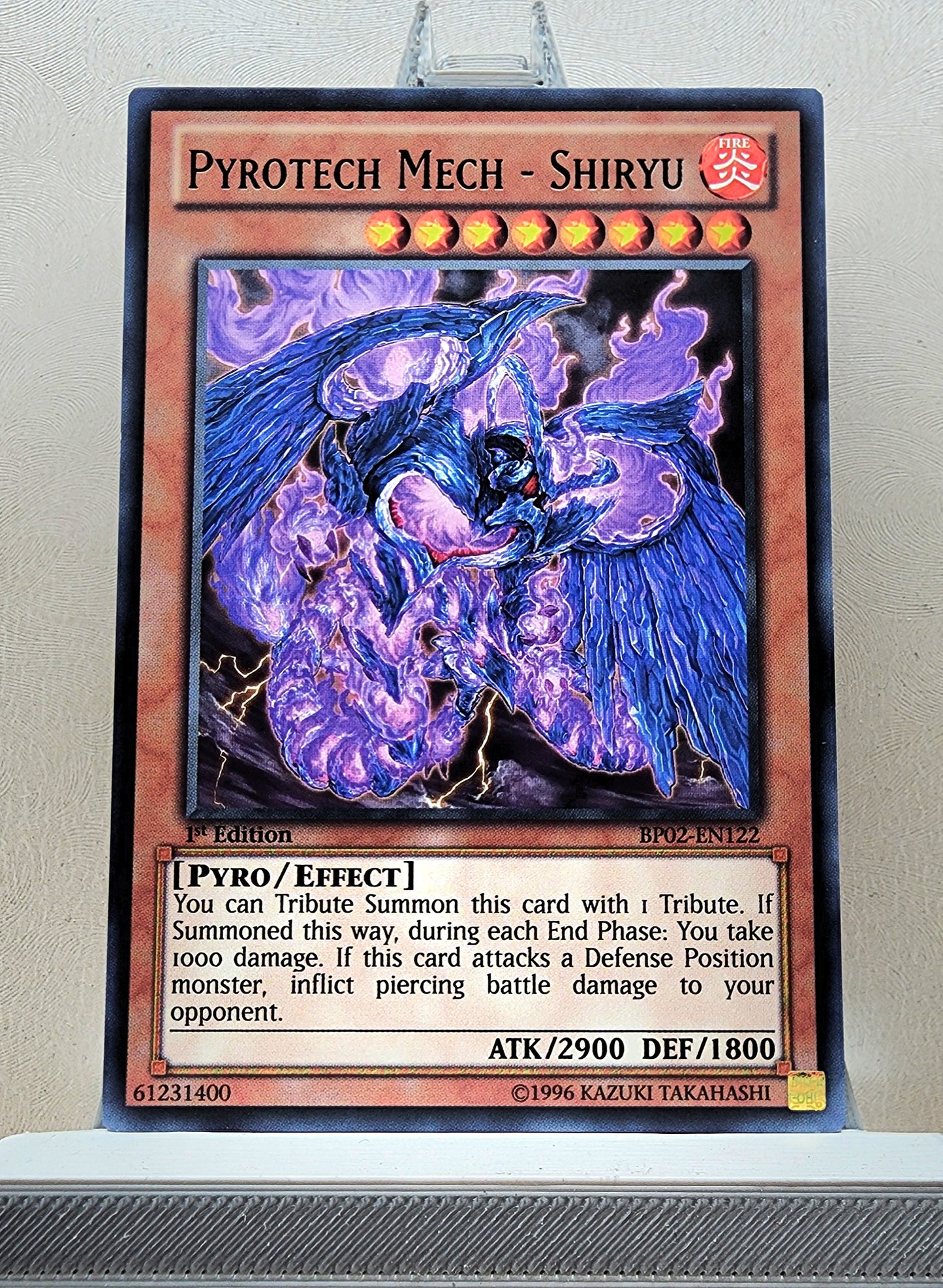 Yugioh! 1x Pyrotech Mech - Shiryu (BP02 - Rare) 1st Edition