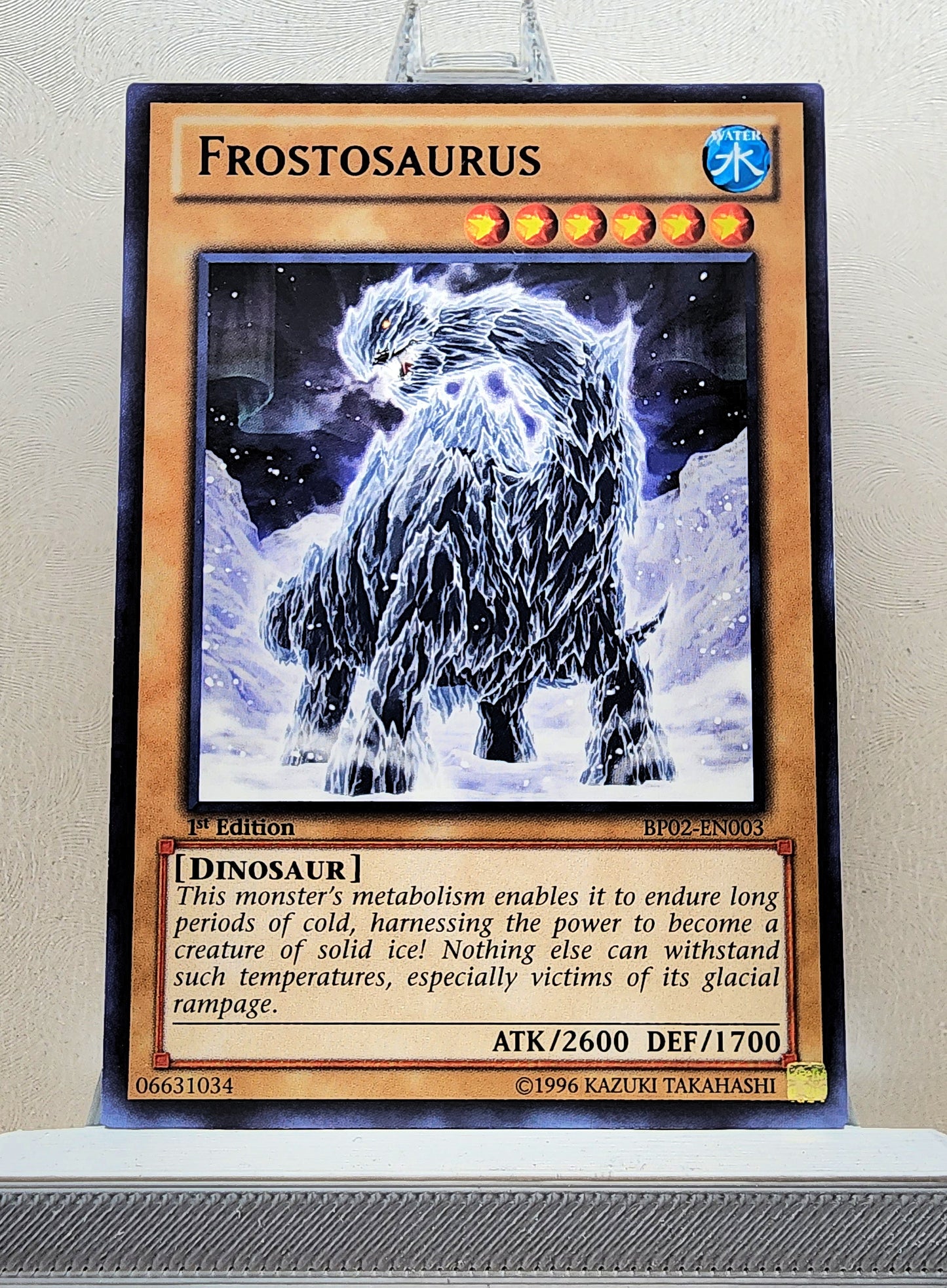 Yugioh! 1x Frostosaurus (BP02 - Rare) 1st Edition