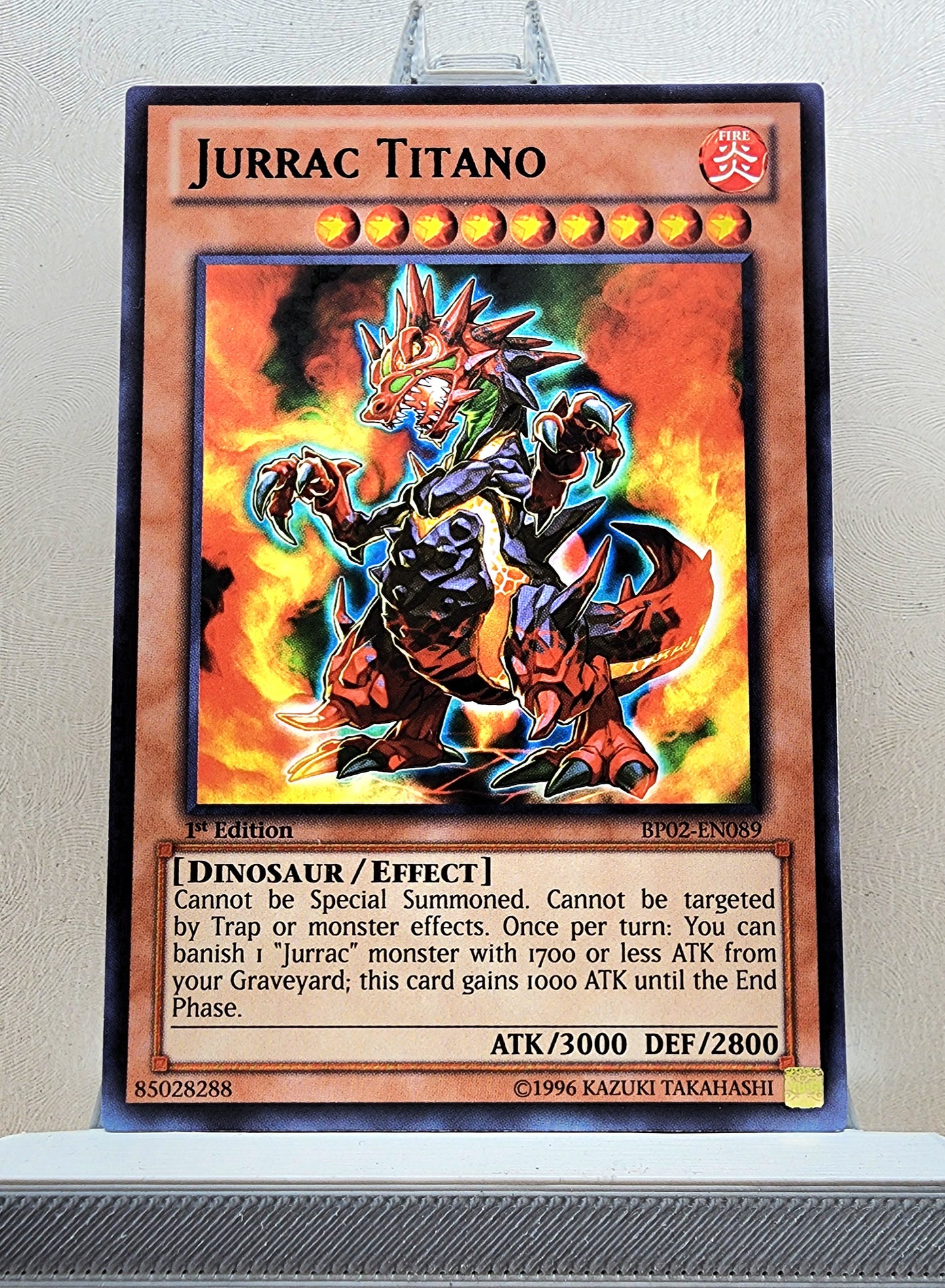 Yugioh! 1x Jurrac Titano (BP02 - Rare) 1st Edition