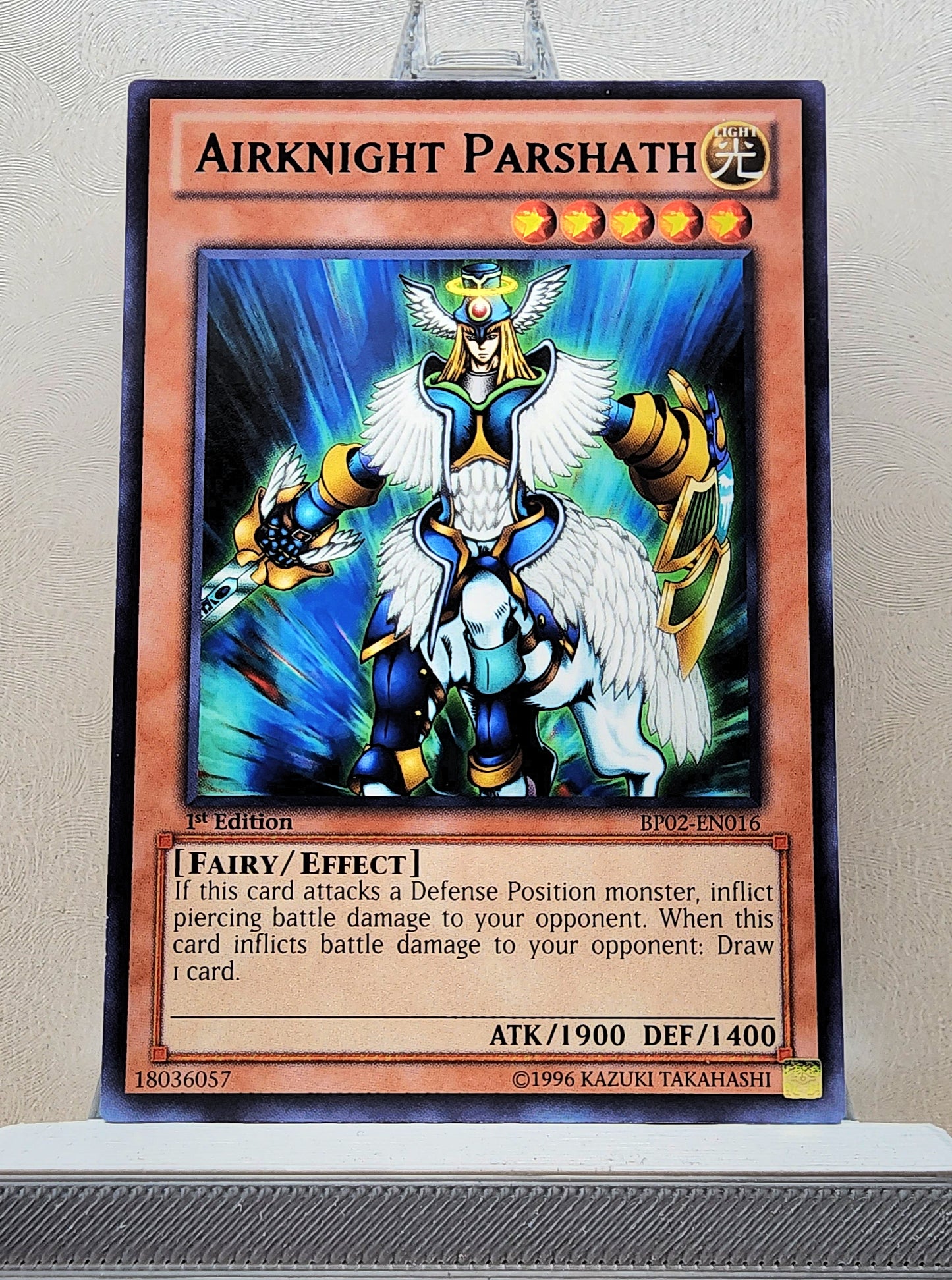 Yugioh! 1x Airknight Parshath (BP02 - Rare) 1st Edition