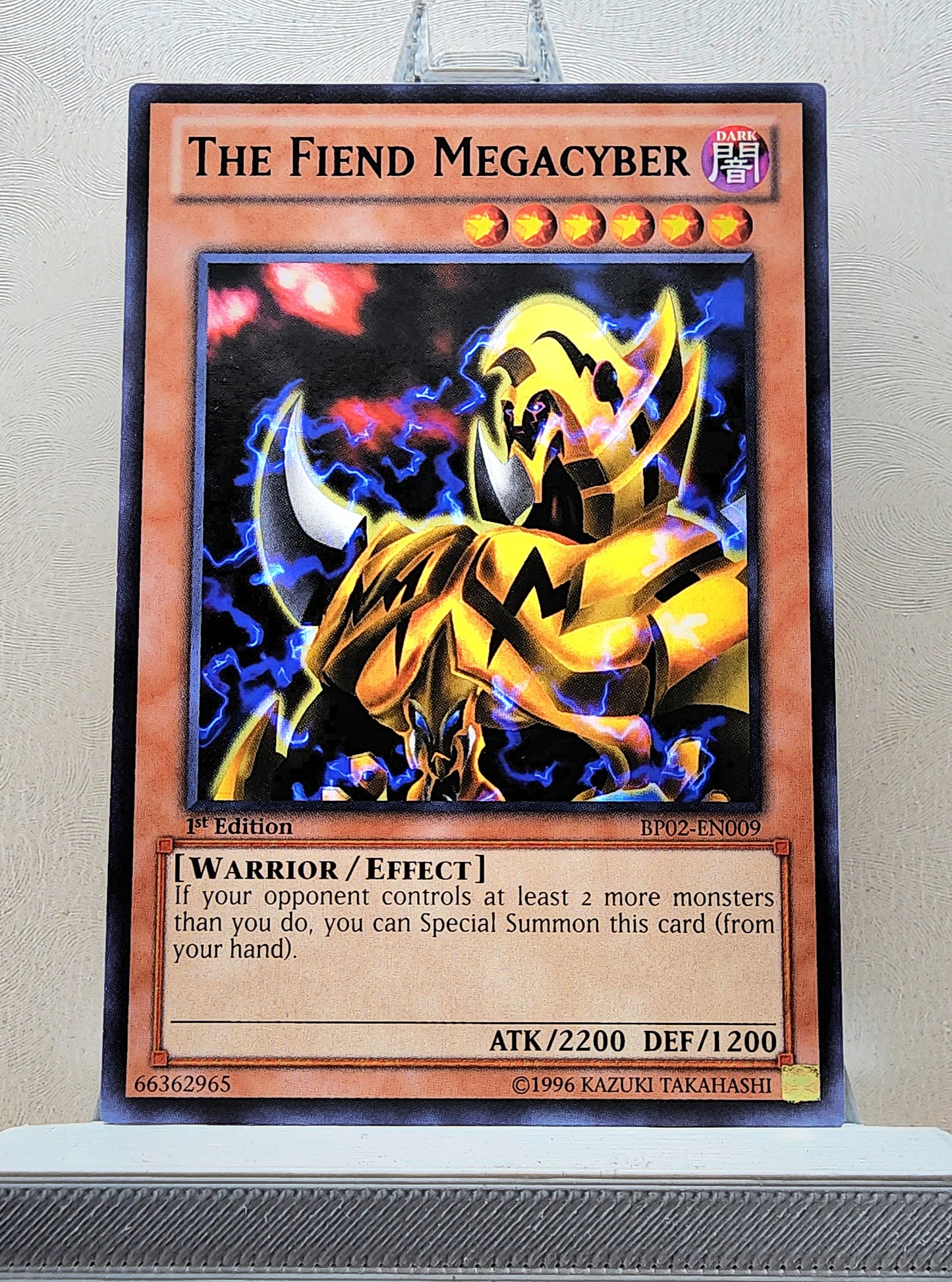 Yugioh! 1x The Fiend Megacyber (BP02 - Rare) 1st Edition