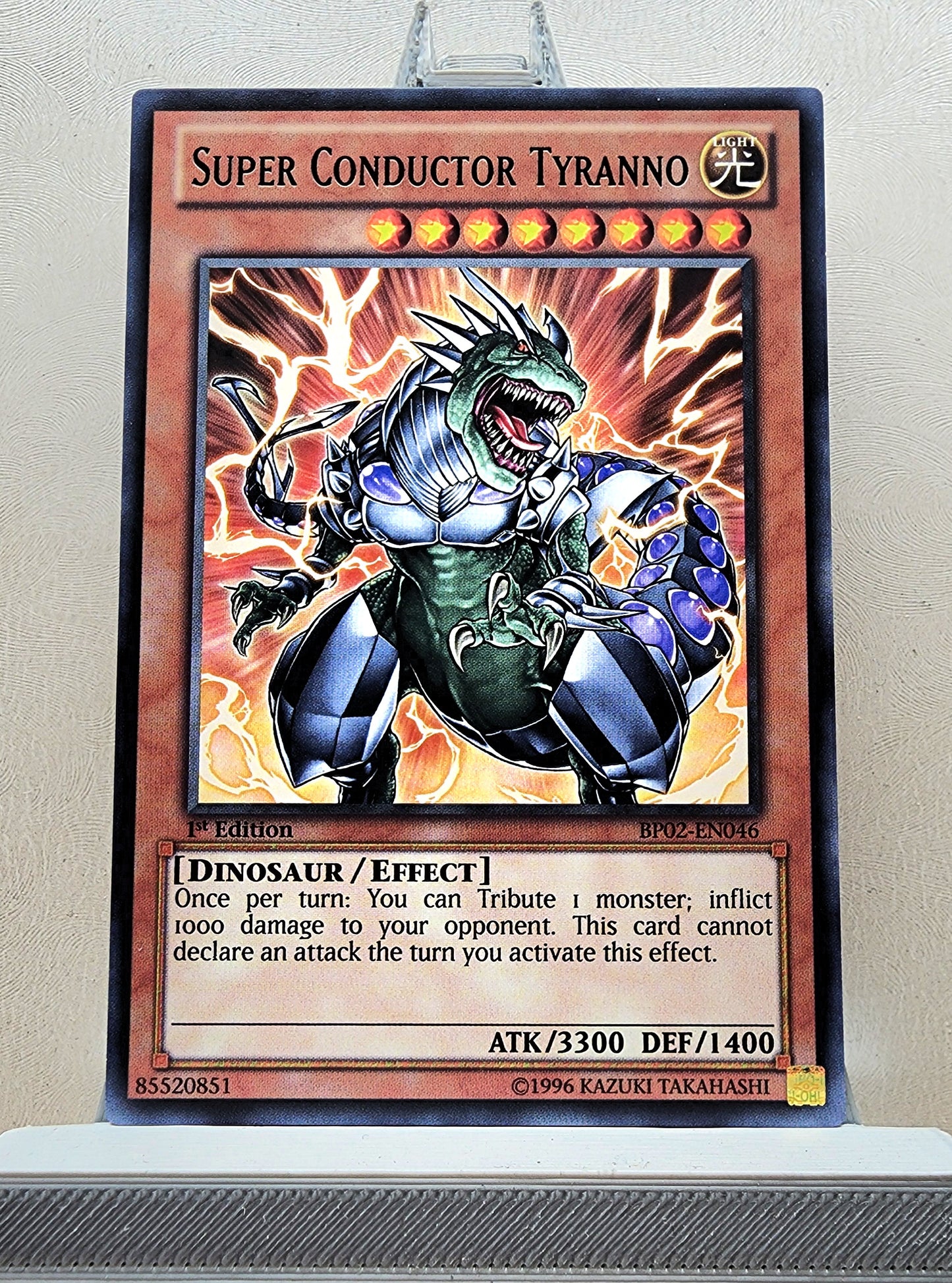 Yugioh! 1x Super Conductor Tyranno (BP02 - Rare) 1st Edition