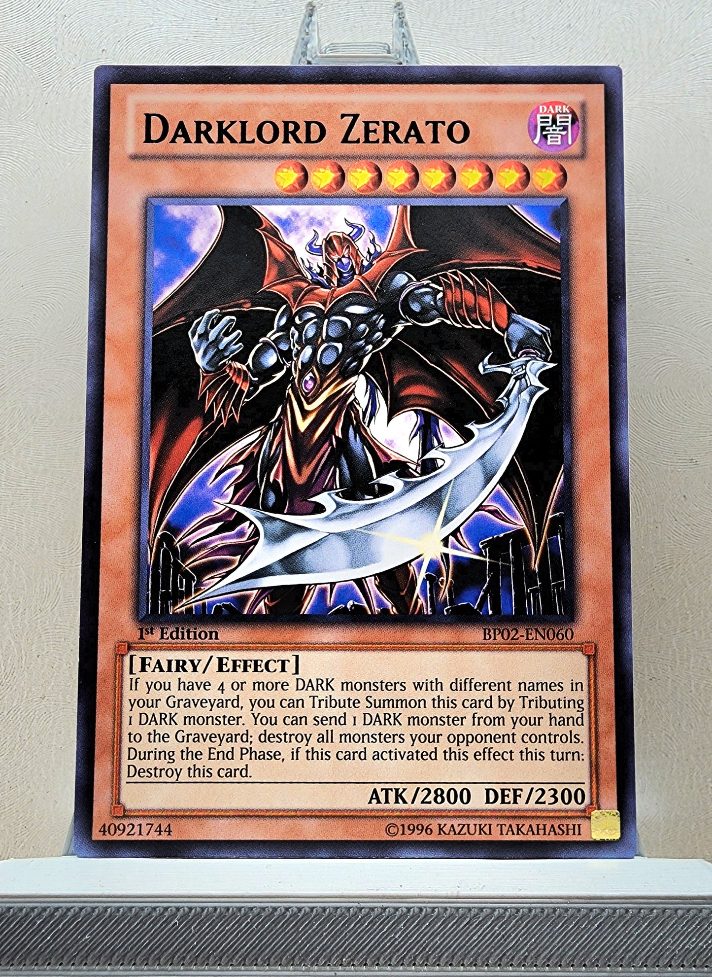 Yugioh! 1x Darklord Zerato (BP02 - Rare) 1st Edition