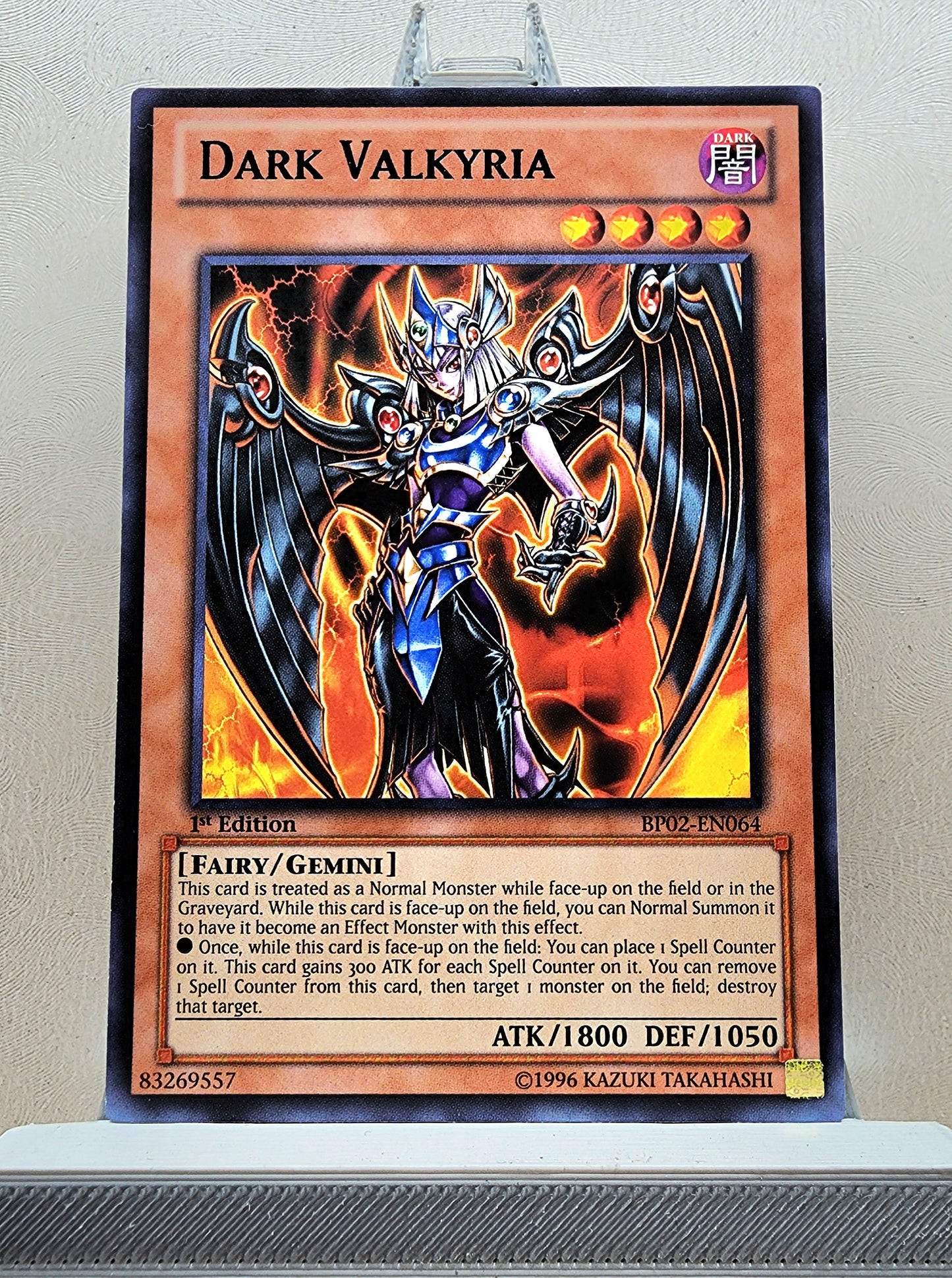Yugioh! 1x Dark Valkyria (BP02 - Rare) 1st Edition