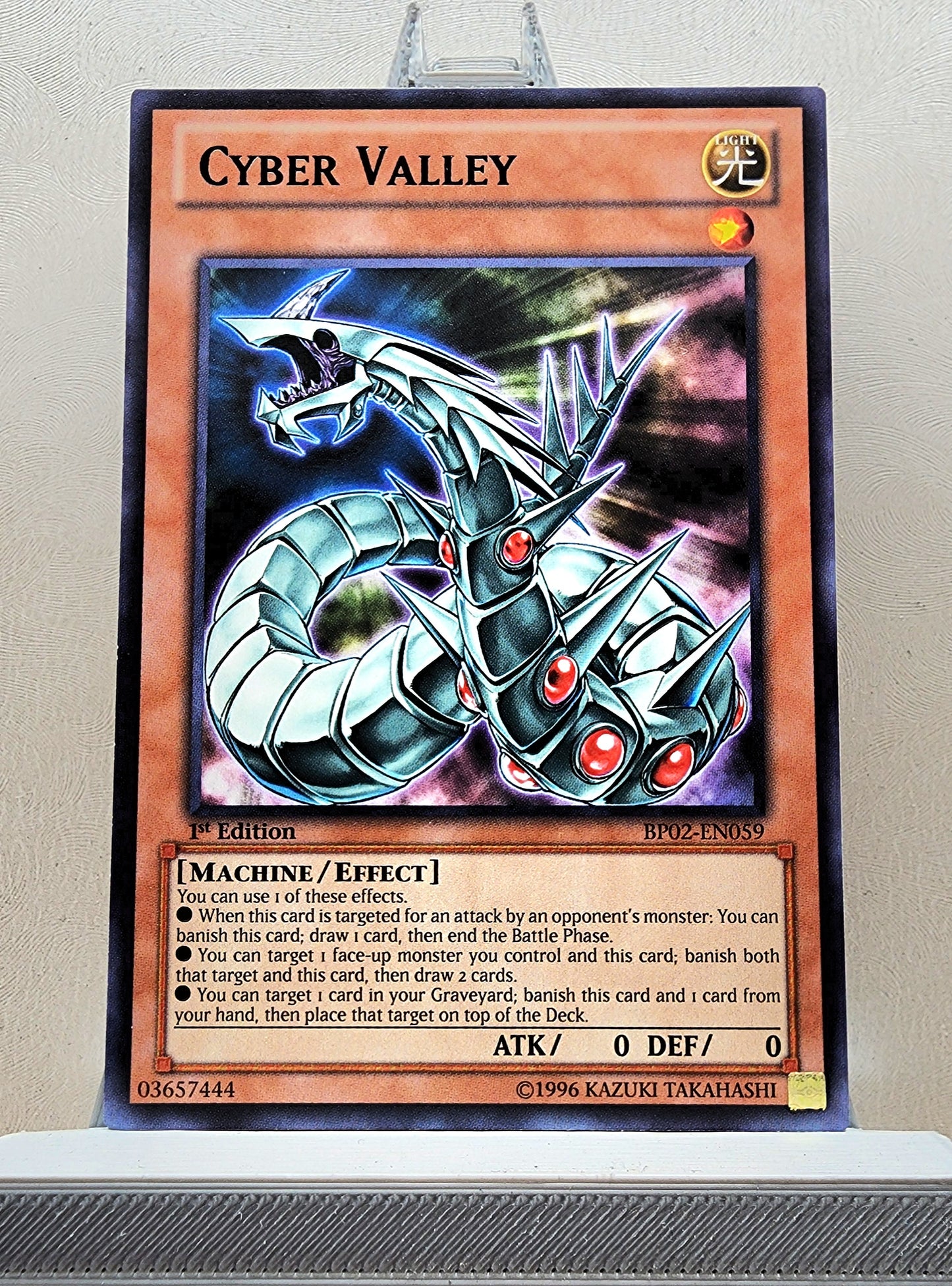 Yugioh! 1x Cyber Valley (BP02 - Rare) 1st Edition
