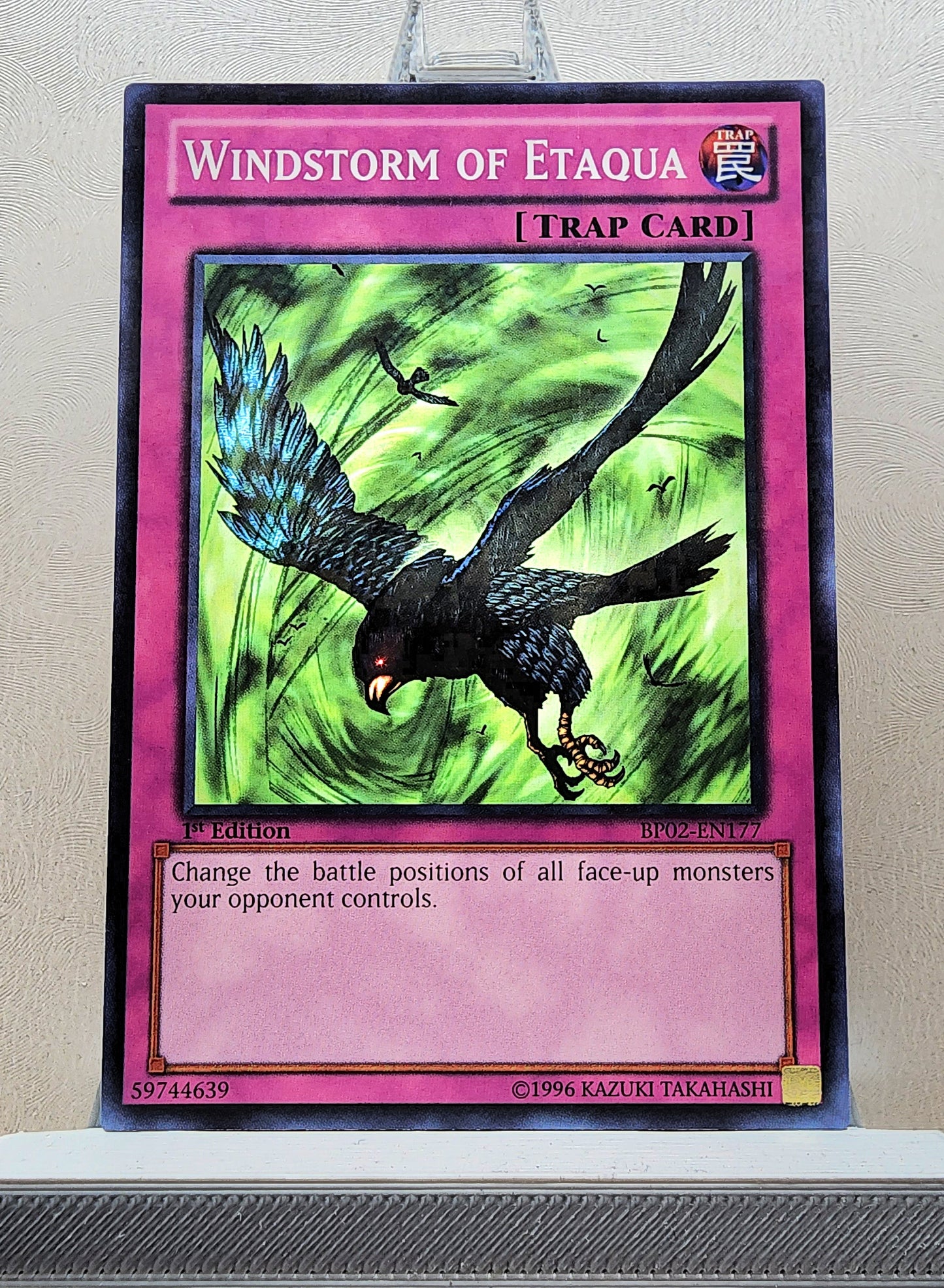 Yugioh! 1x Windstorm of Etaqua (BP02 - Mosaic Rare) 1st Edition