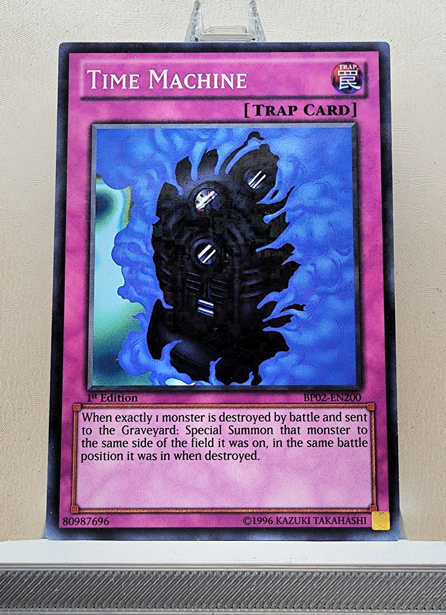 Yugioh! 1x Time Machine (BP02 - Mosaic Rare) 1st Edition