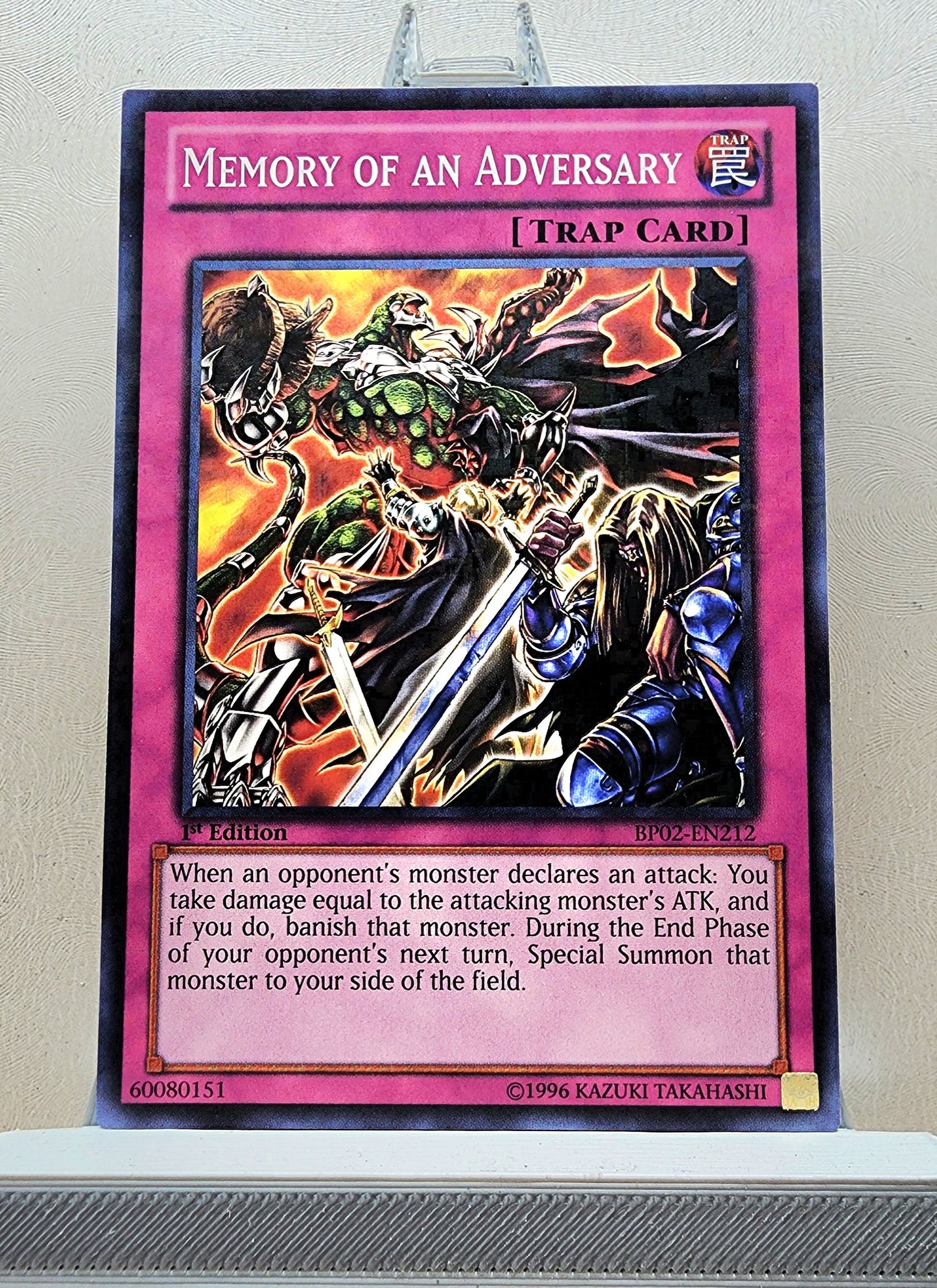 Yugioh! 1x Memory of an Adversary (BP02 - Mosaic Rare) 1st Edition