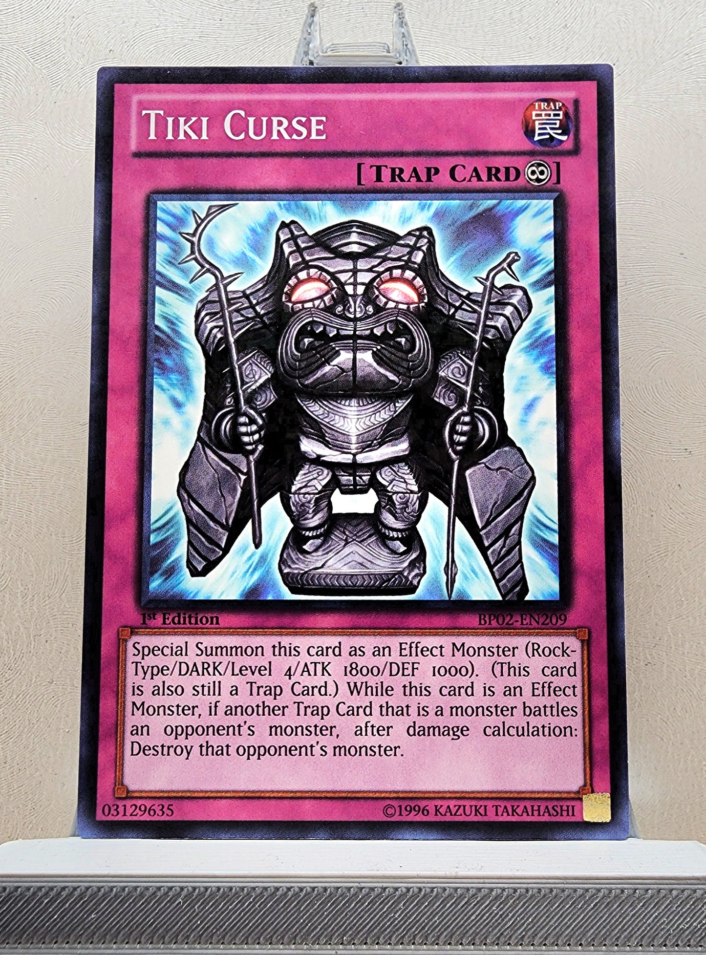 Yugioh! 1x Tiki Curse (BP02 - Mosaic Rare) 1st Edition