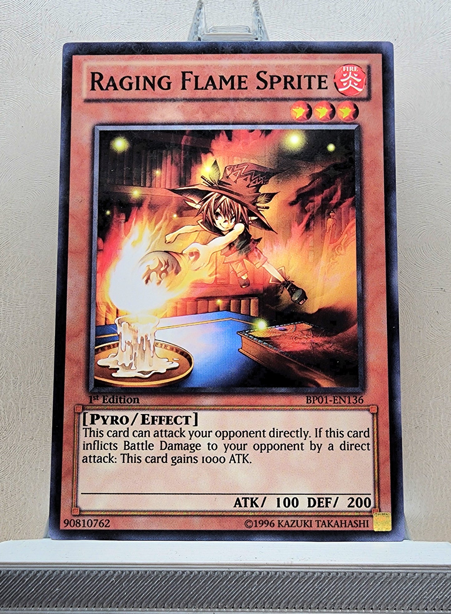 Yugioh! 1x Raging Flame Sprite (BP01 - Starfoil Rare) 1st Edition