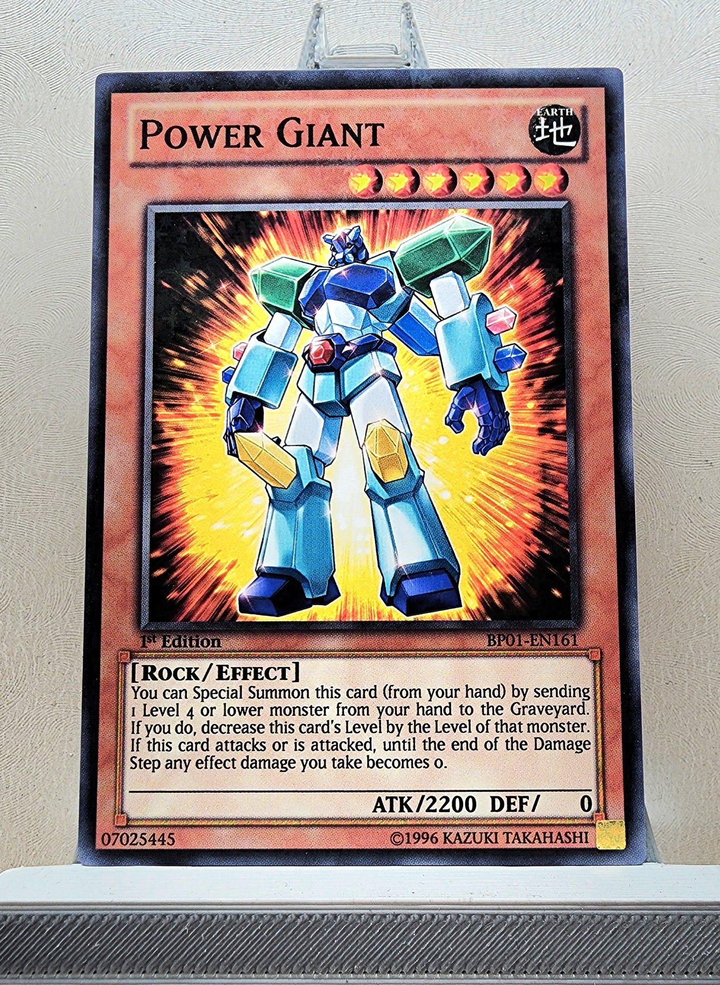 Yugioh! 1x Power Giant (BP01 - Starfoil Rare) 1st Edition