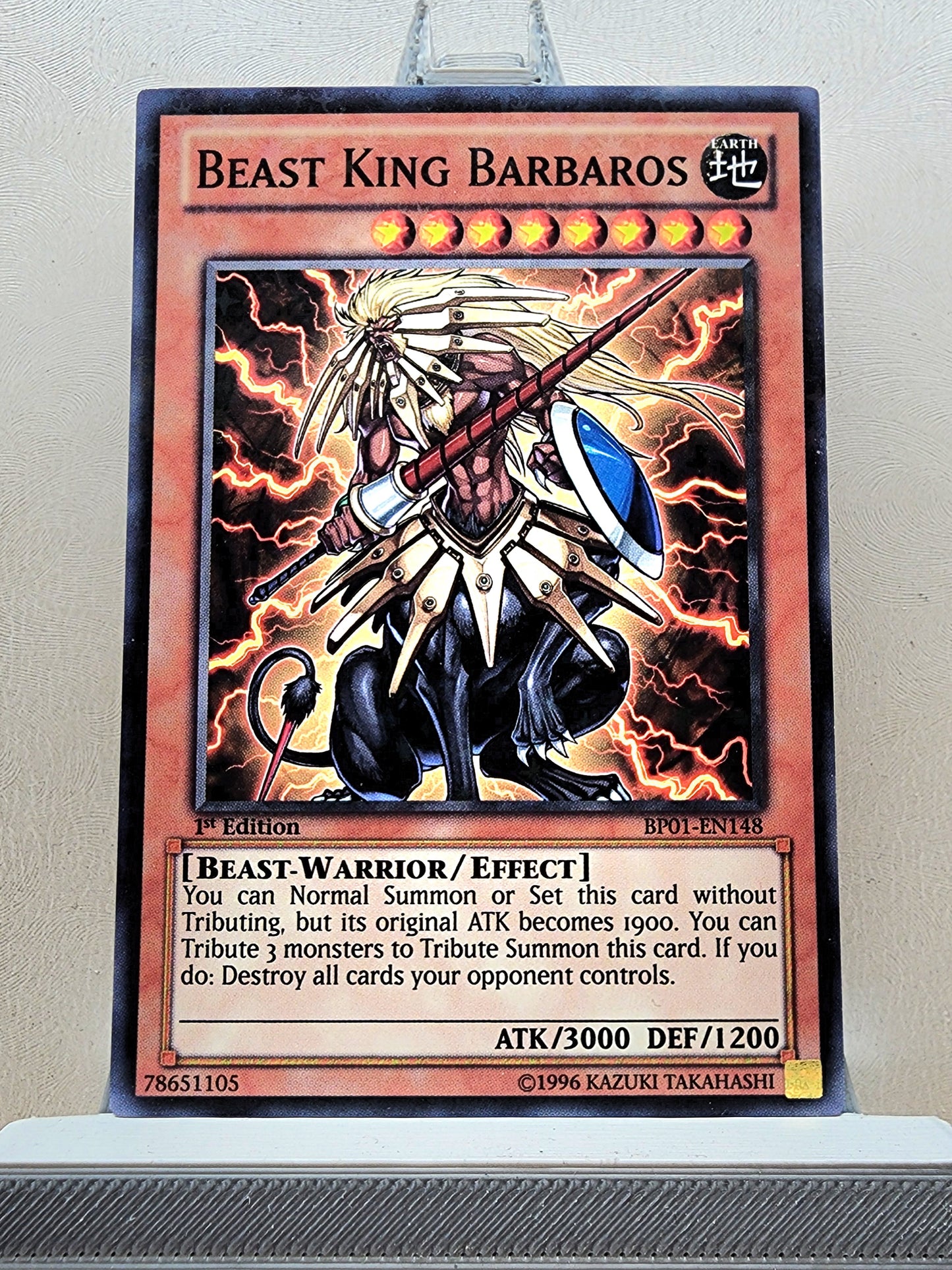 Yugioh! 1x Beast King Barbaros (BP01 - Starfoil Rare) 1st Edition