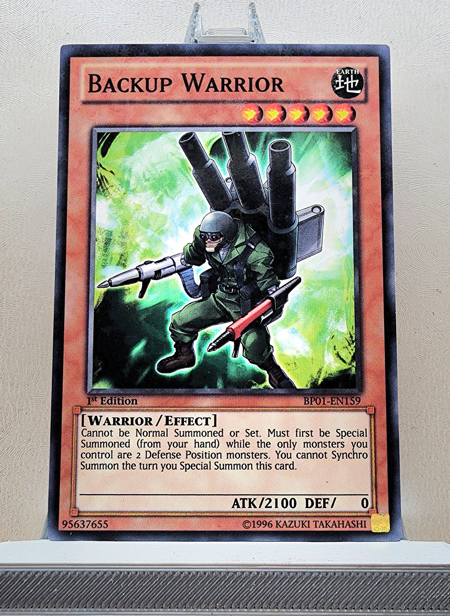 Yugioh! 1x Backup Warrior (BP01 - Starfoil Rare) 1st Edition