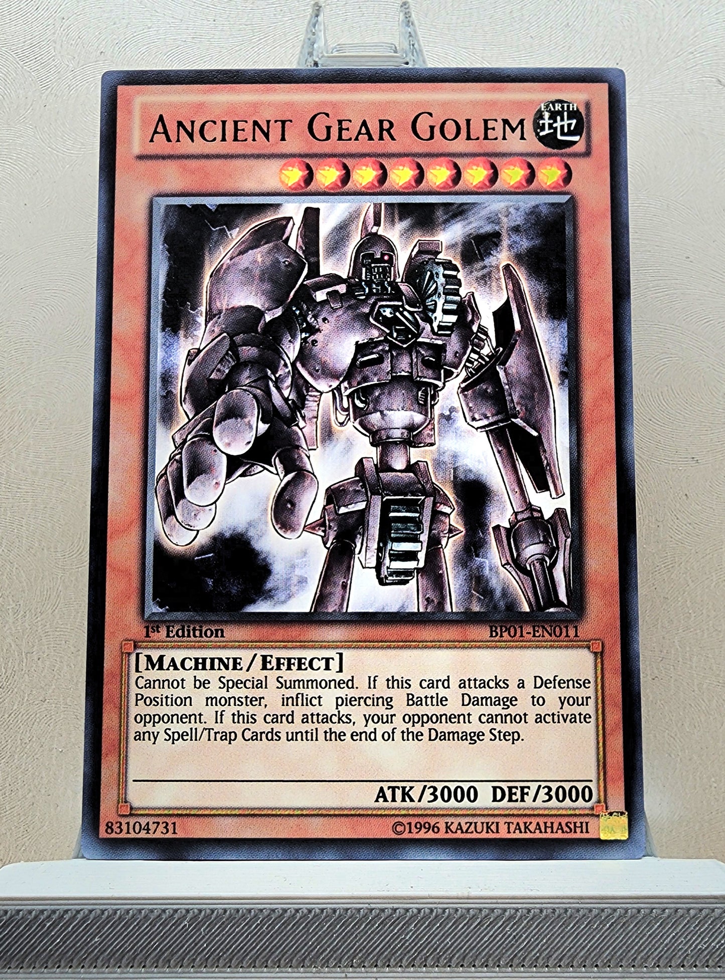 Yugioh! 1x Ancient Gear Golem (BP01 - Rare) 1st Edition