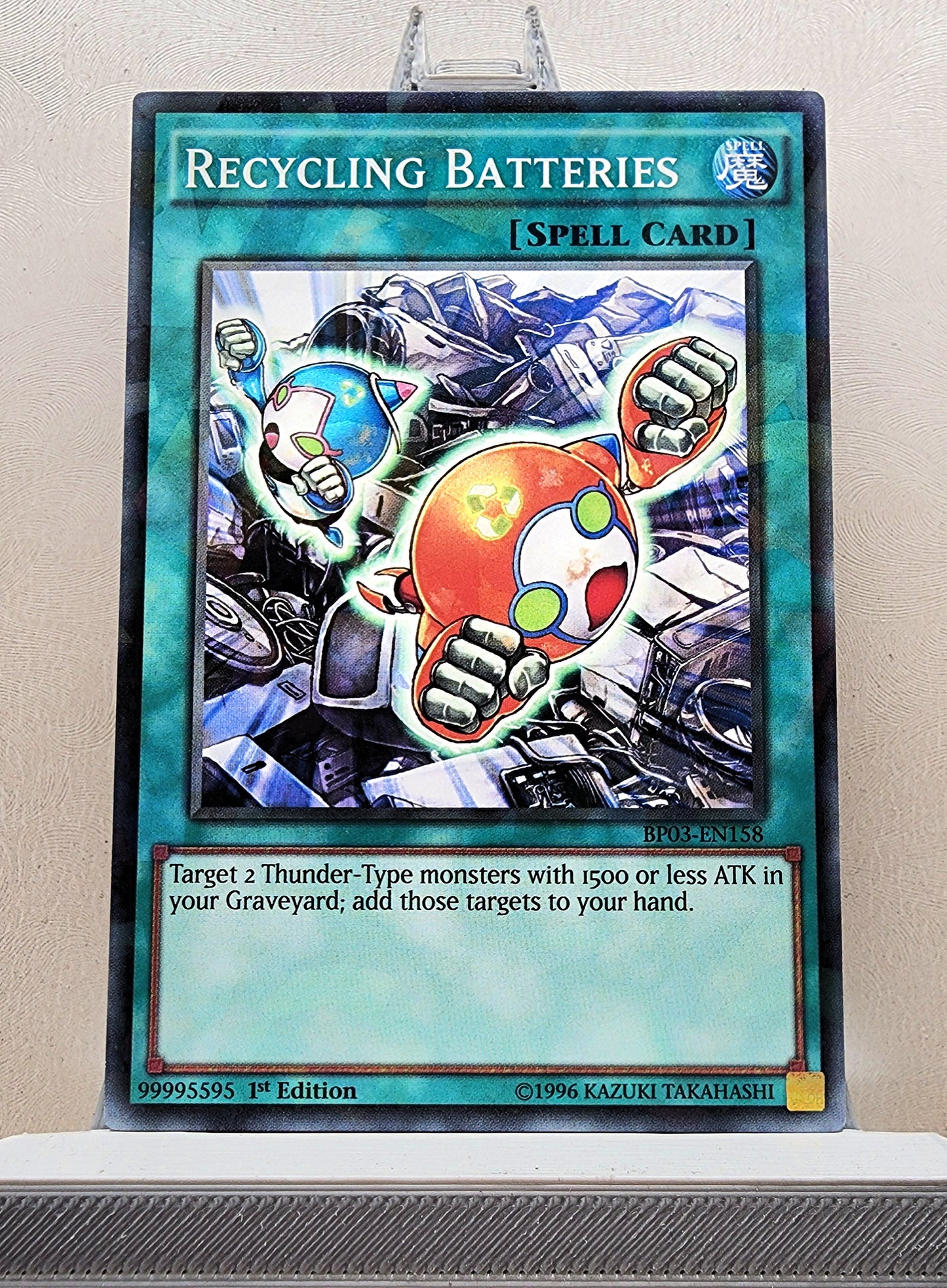 Yugioh! 1x Recycling Batteries (BP03 - Shatterfoil Rare) 1st Edition