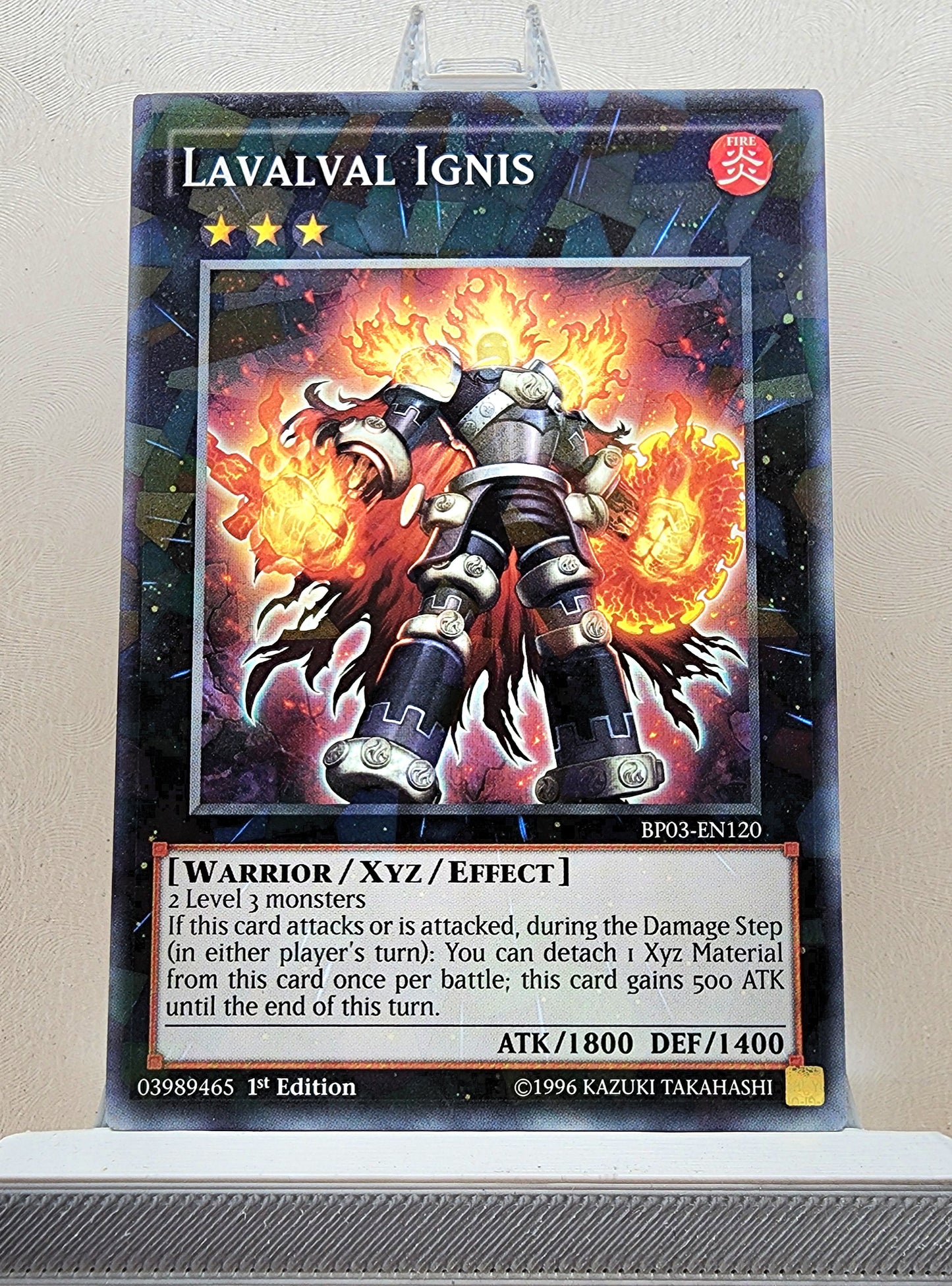 Yugioh! 1x Lavalval Ignis (BP03 - Shatterfoil Rare) 1st Edition