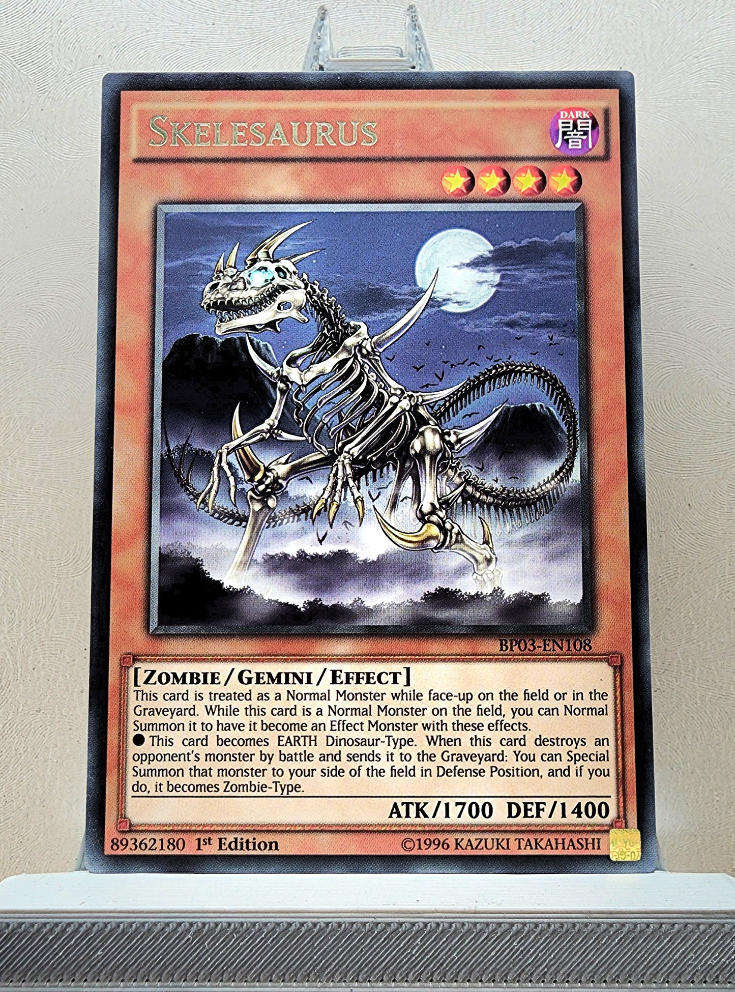 Yugioh! 1x Skelesaurus (BP03 - Rare) 1st Edition