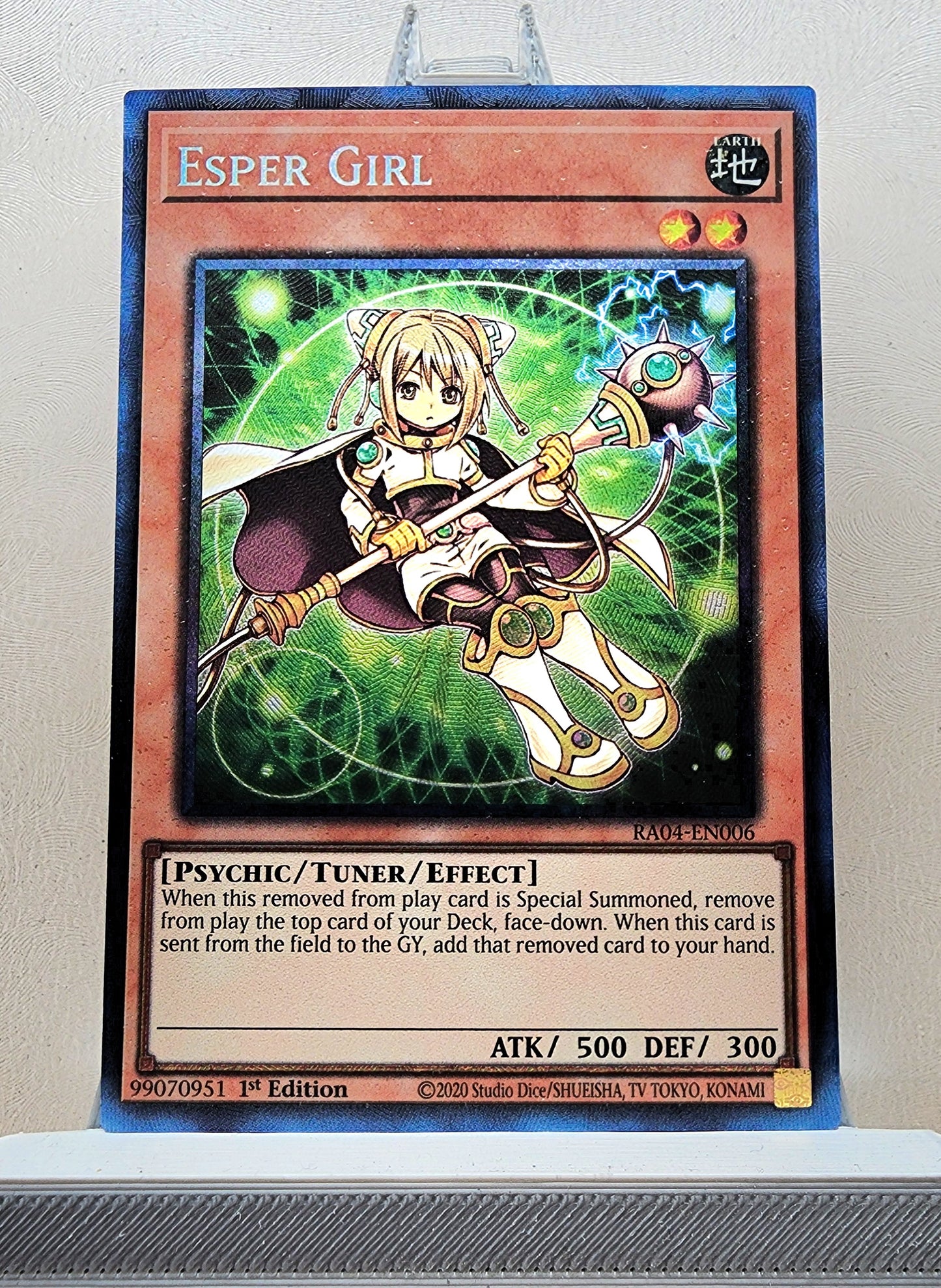 Yugioh! 1x Esper Girl (RA04 - Prismatic Collectors Rare) 1st Edition